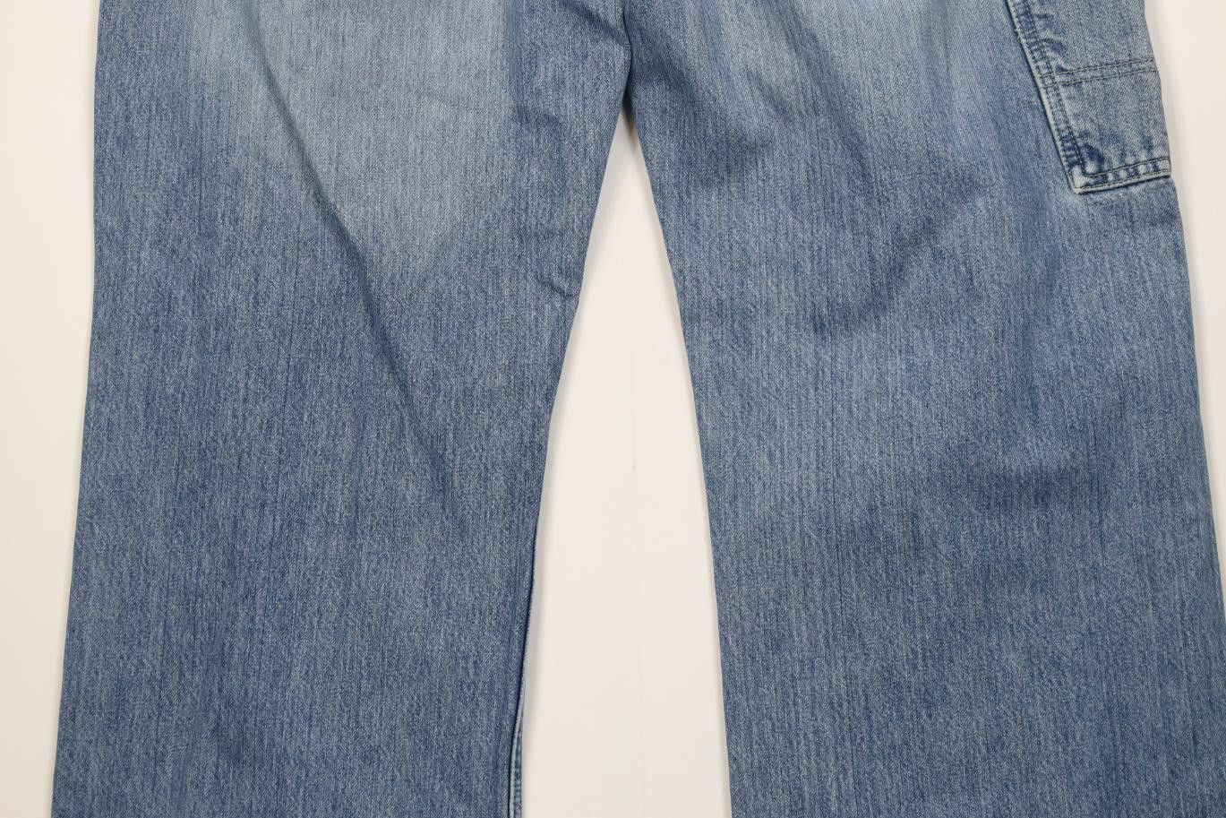 American Eagle Outfitters Vintage 90s Y2K American Eagle Wide Leg Dungaree Denim Jeans Size US 36 / EU 52 - 13 Thumbnail