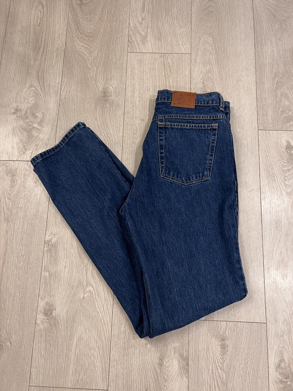 Other Vintage Big Blue Denim Jeans Made In Canada 70s 80s Size US 34 / EU 50 - 8 Thumbnail