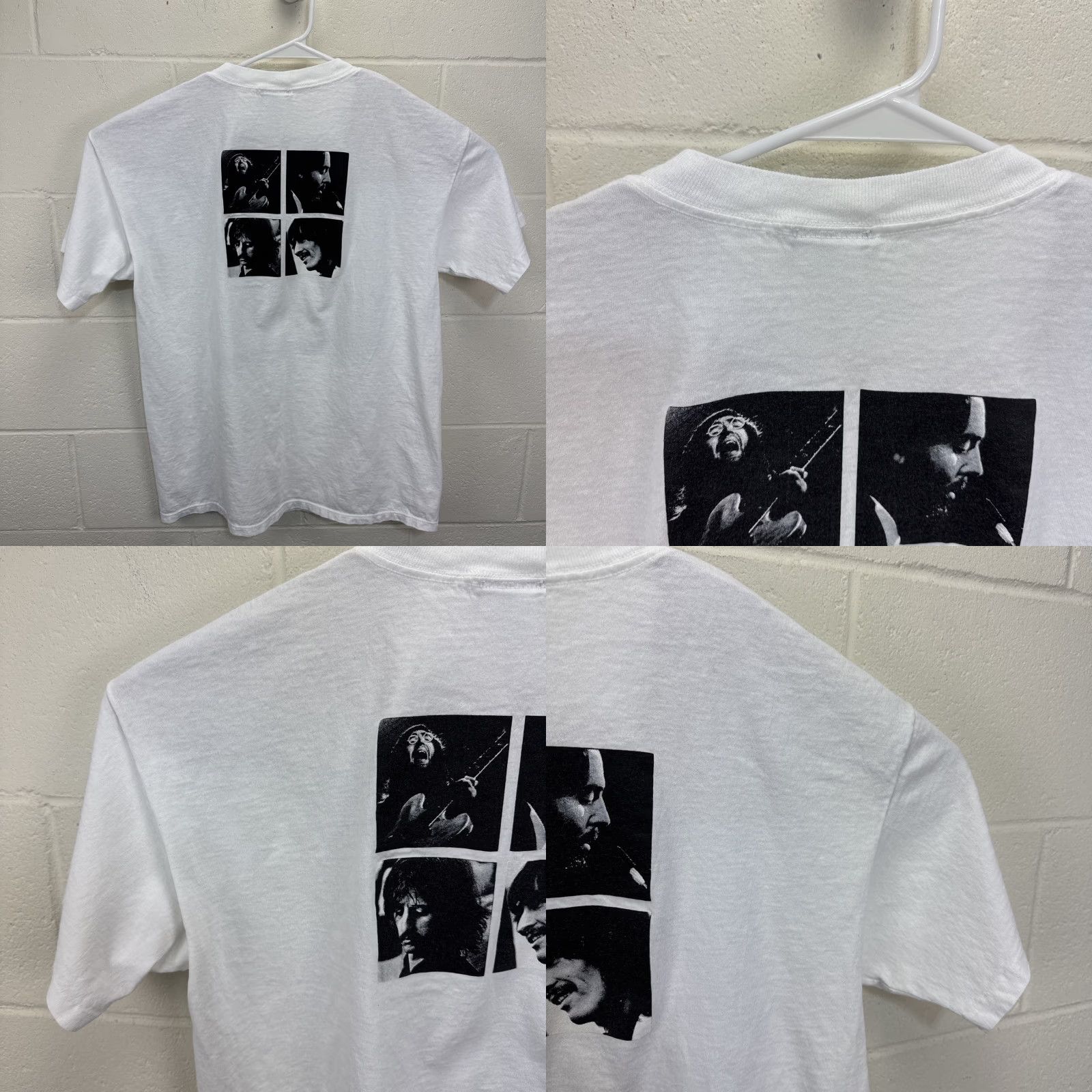 Vintage VINTAGE The Beatles Let It Be Album Cover T-Shirt Concert Tee XL White Shirt Mens Size US XL / EU 56 / 4 - 9 Thumbnail