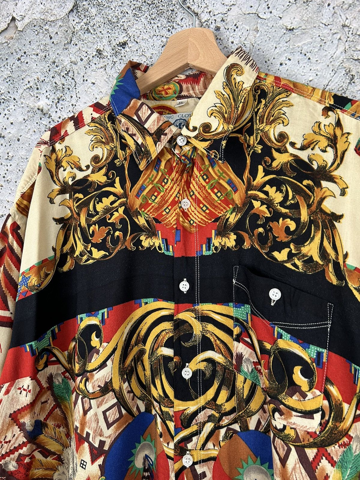 Other Vintage Indian Shirt 90s Crazy Hawaiian Streetwear Skate Size US XXL / EU 58 / 5 - 3 Thumbnail