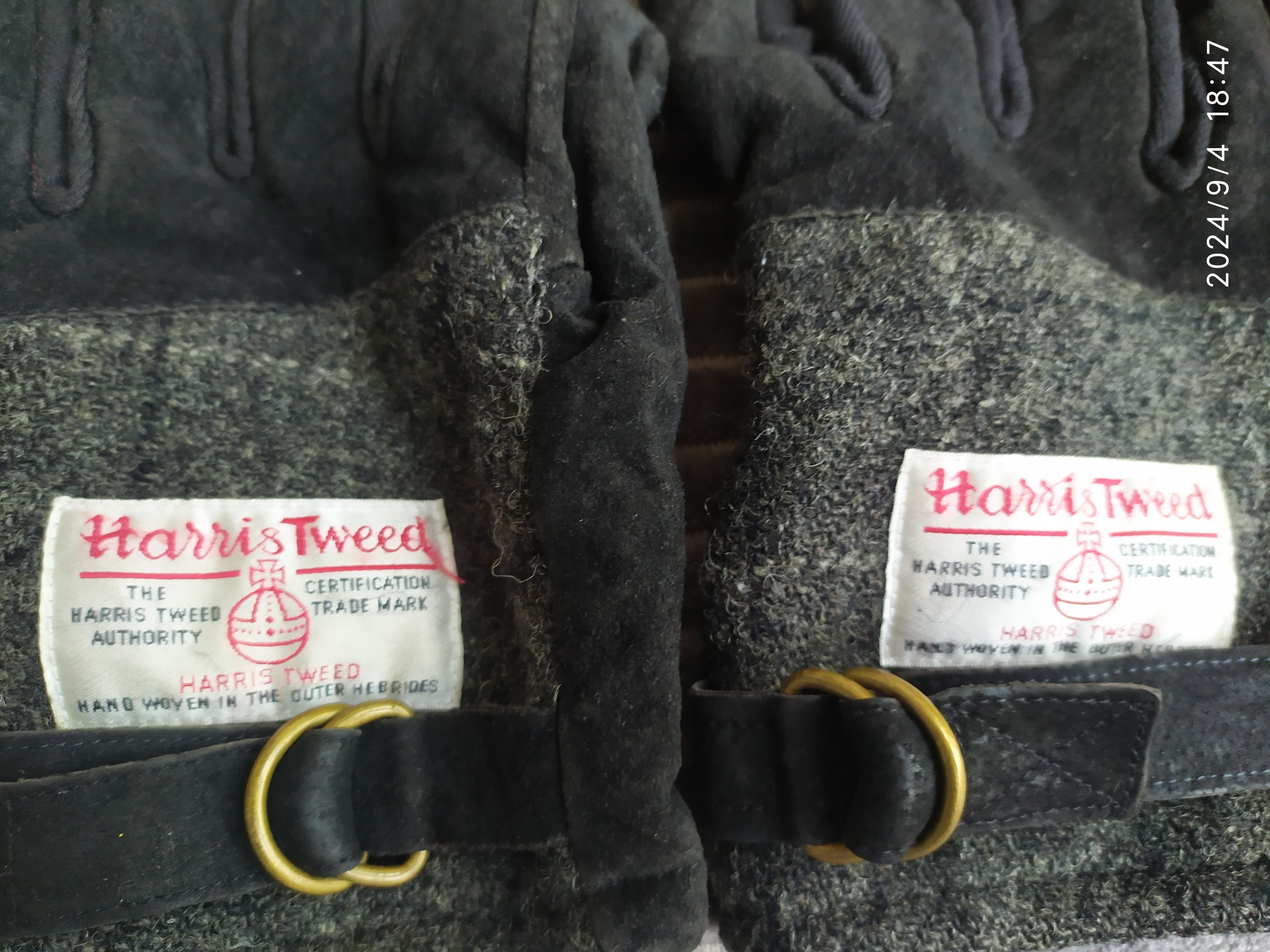 Harris Tweed × Vintage Vintage Harris Tweed cap hat Glove Size ONE SIZE - 2 Thumbnail