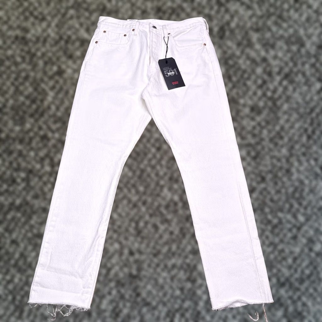 Levi's Levis Premium 501 Skinny Jeans Womens 30x28 High Rise Button Fly Non Stretch New Size 30" / US 8 / IT 44 - 1 Thumbnail