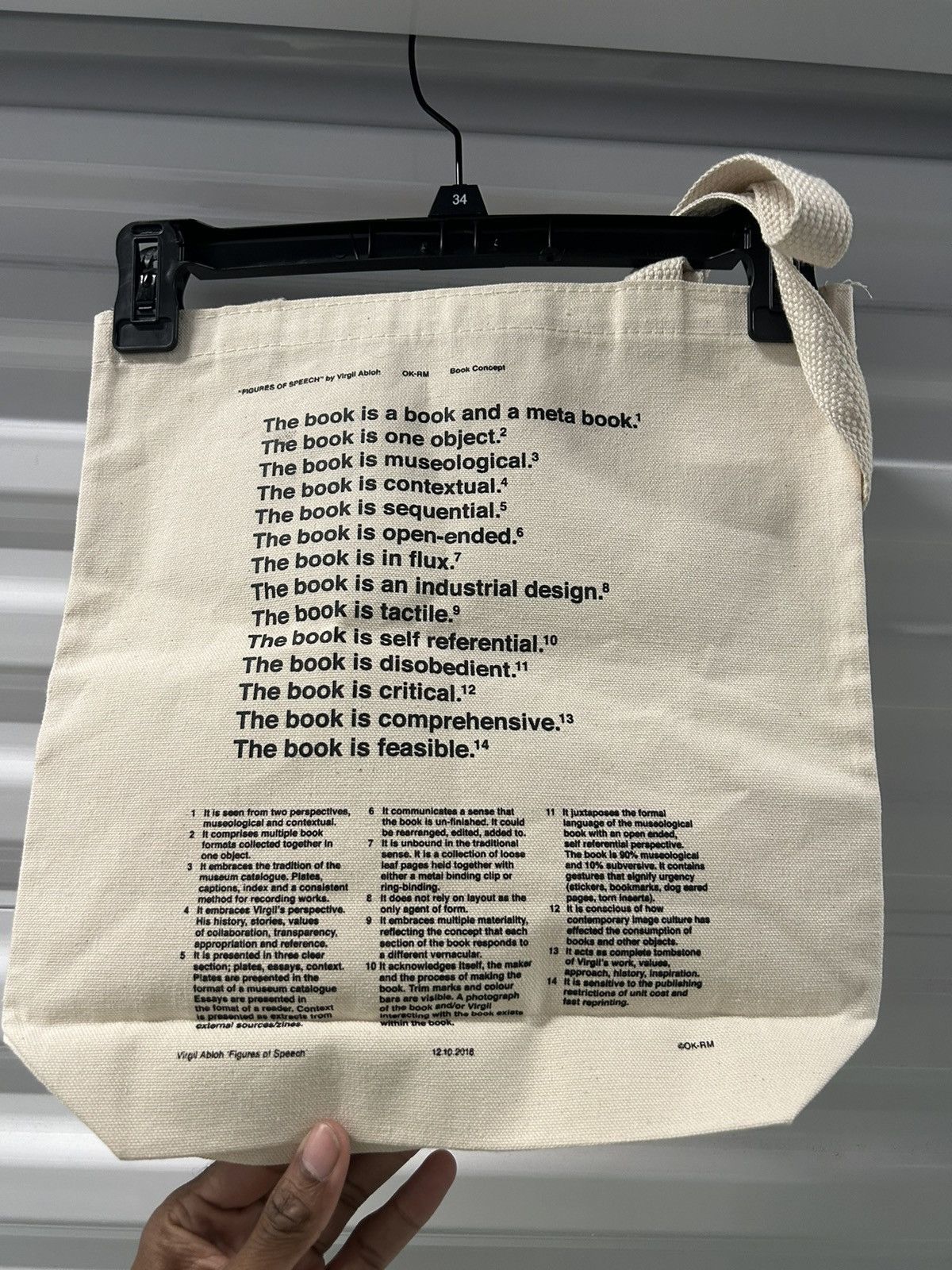 Virgil Abloh Virgil abloh off white Mca tote bag Size ONE SIZE - 2 Thumbnail