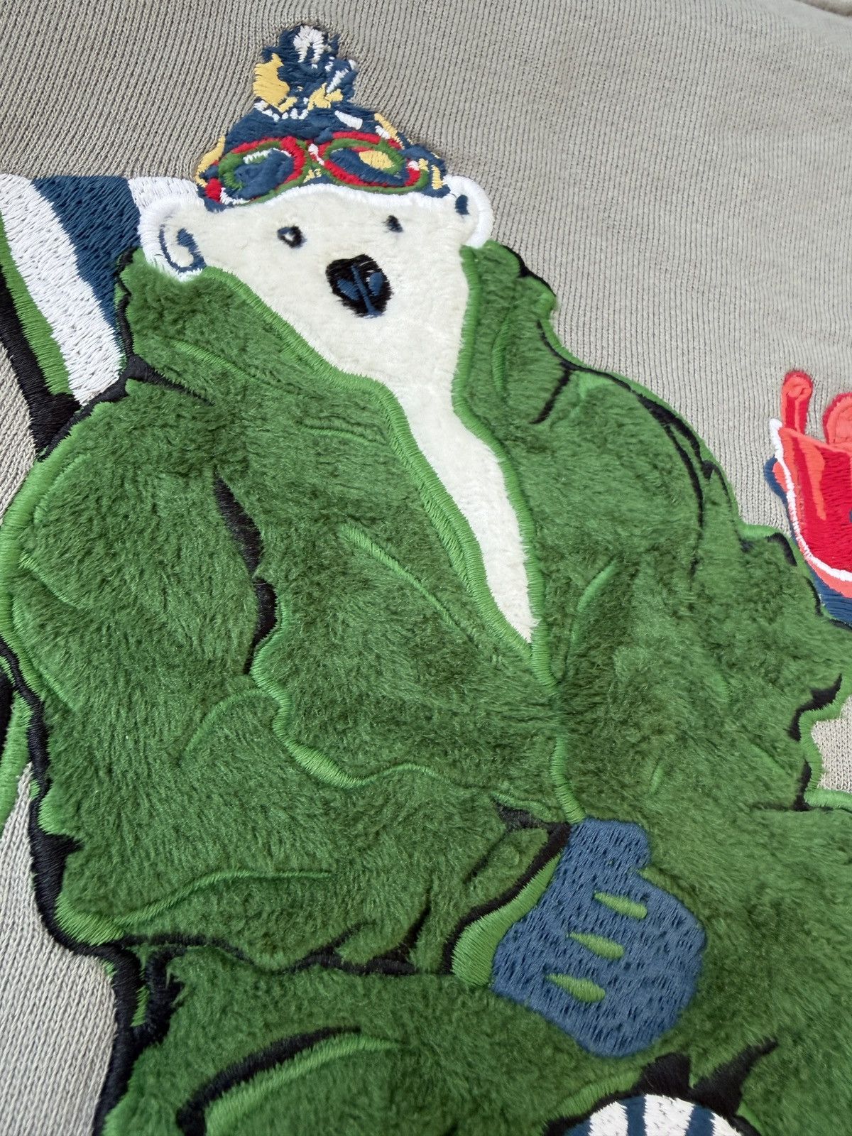 Vision Streetwear Blue Mint Raphael Bear Ski Sweatshirt Size US L / EU 52-54 / 3 - 4 Thumbnail