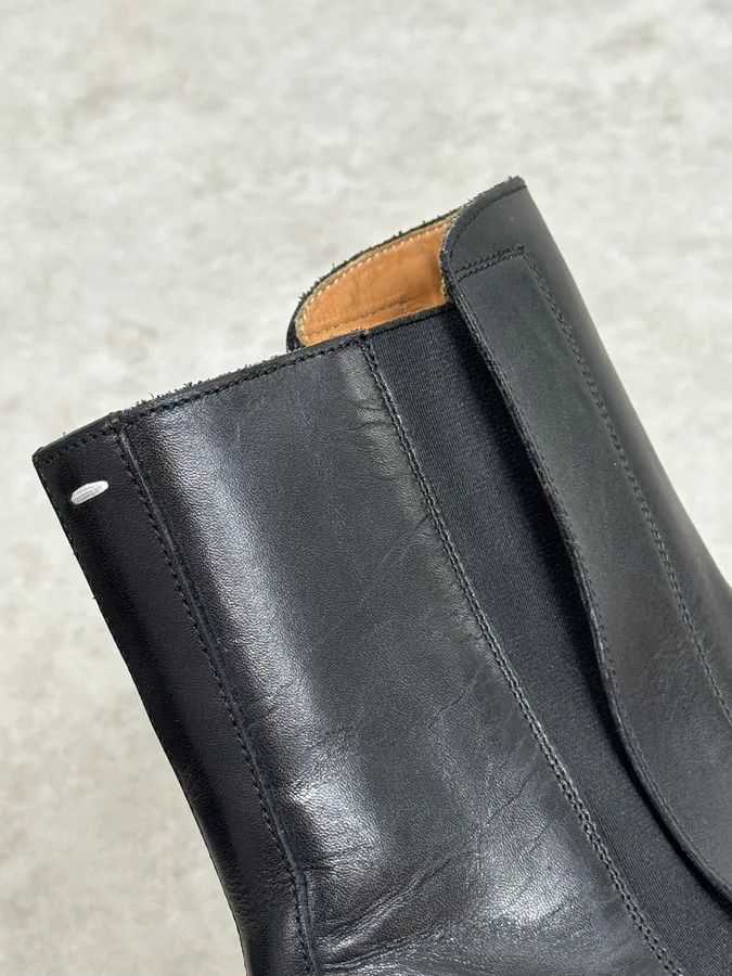 Maison Margiela Maison Margiela Black Premium Minimalist Leather Boots Size US 10 / EU 43 - 7 Thumbnail