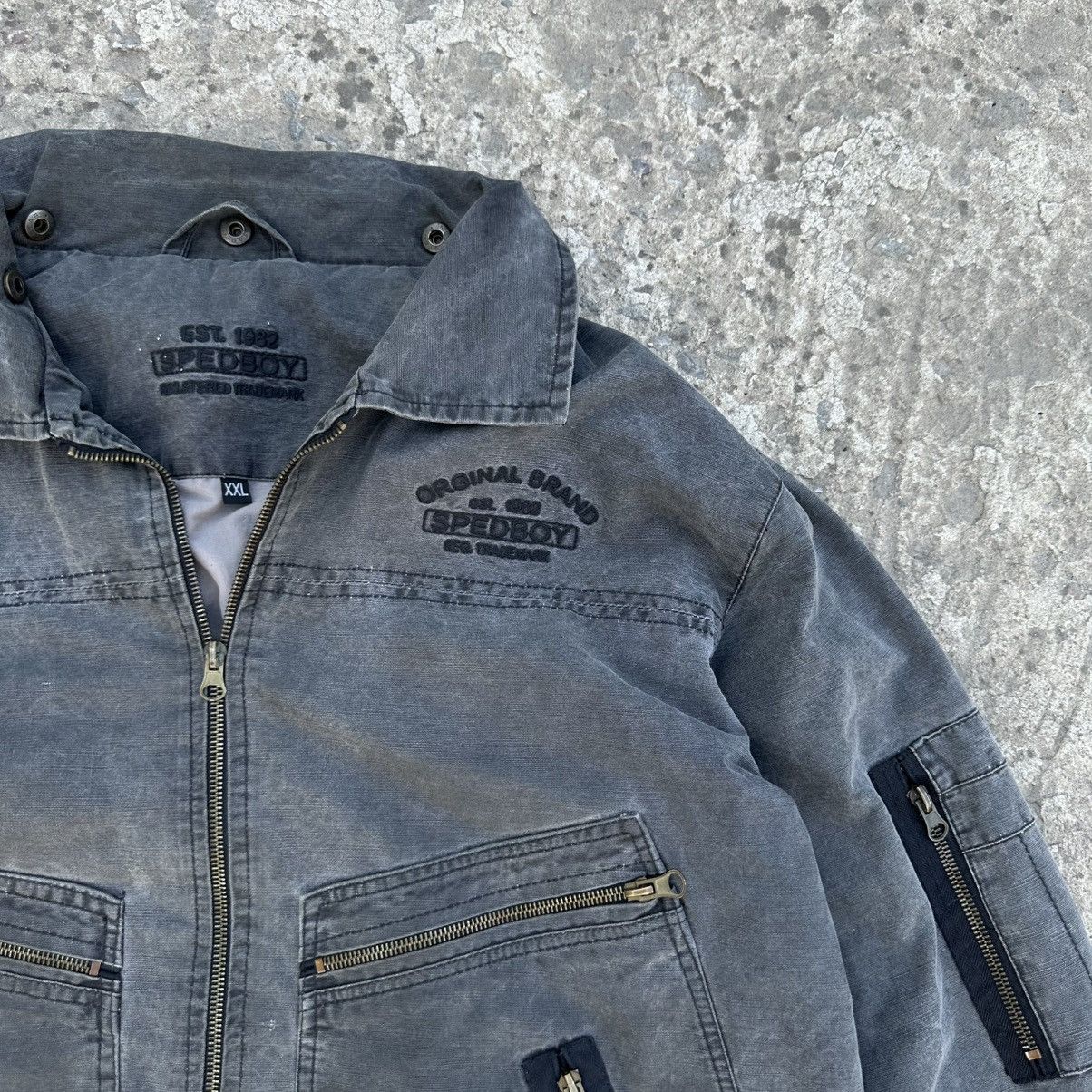 Grunt Style Vintage Japanese Style Sped Boy Light Jacket Bomber Y2K 00s Size US XXL / EU 58 / 5 - 10 Thumbnail