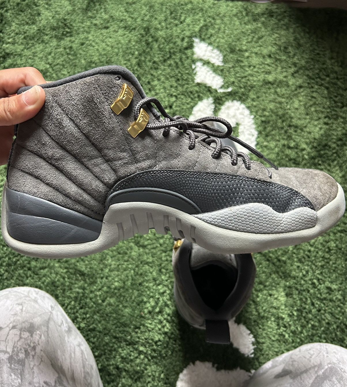Jordan Brand × Vintage Jordan Grey Wolves 12s Size US 9 / EU 42 - 1 Thumbnail