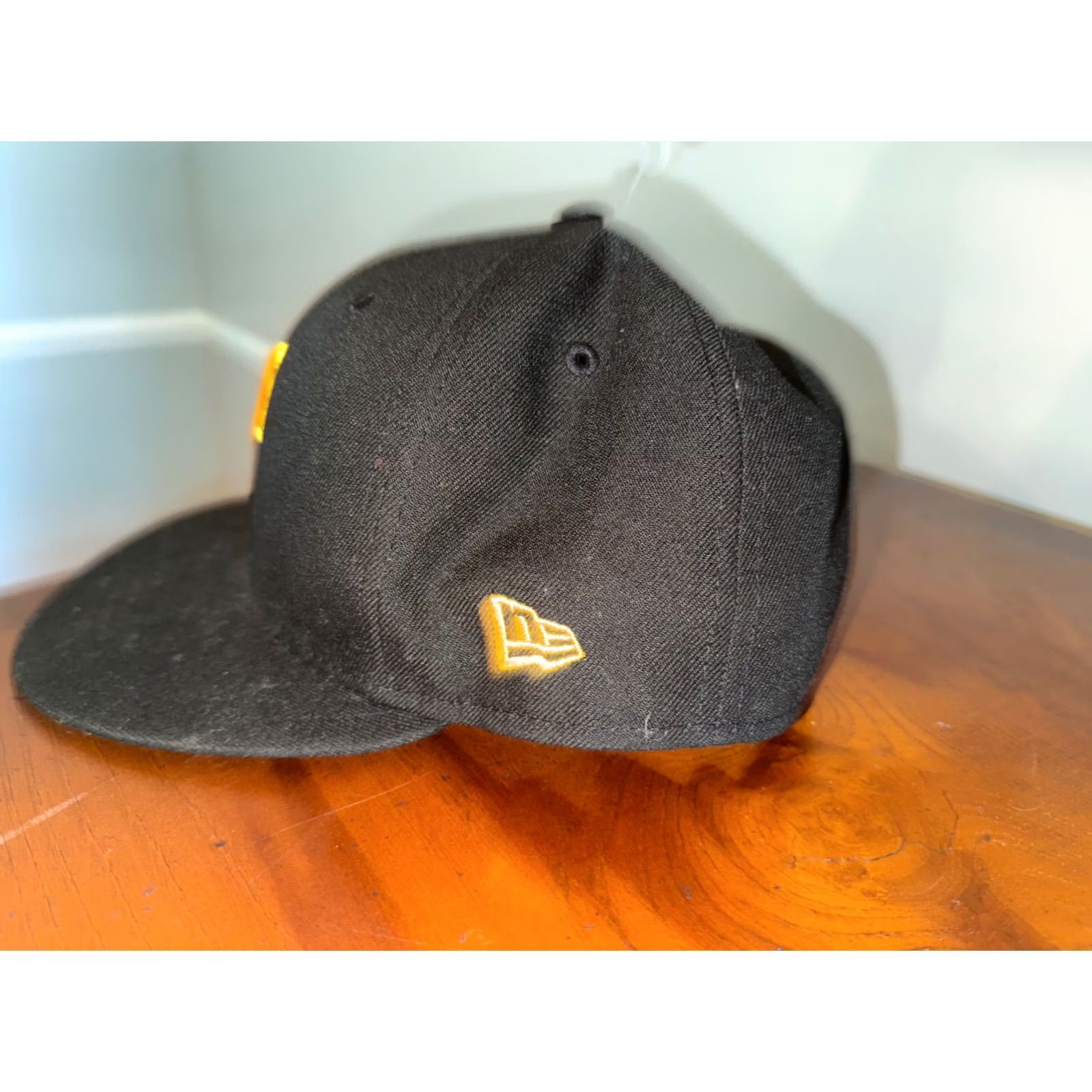 New Era New Era 59Fifty MLB Pittsburgh Pirates Cap Hat Fitted 7-1/4 Black Baseball Cap Men Size 7 1/4 Size ONE SIZE - 2 Thumbnail