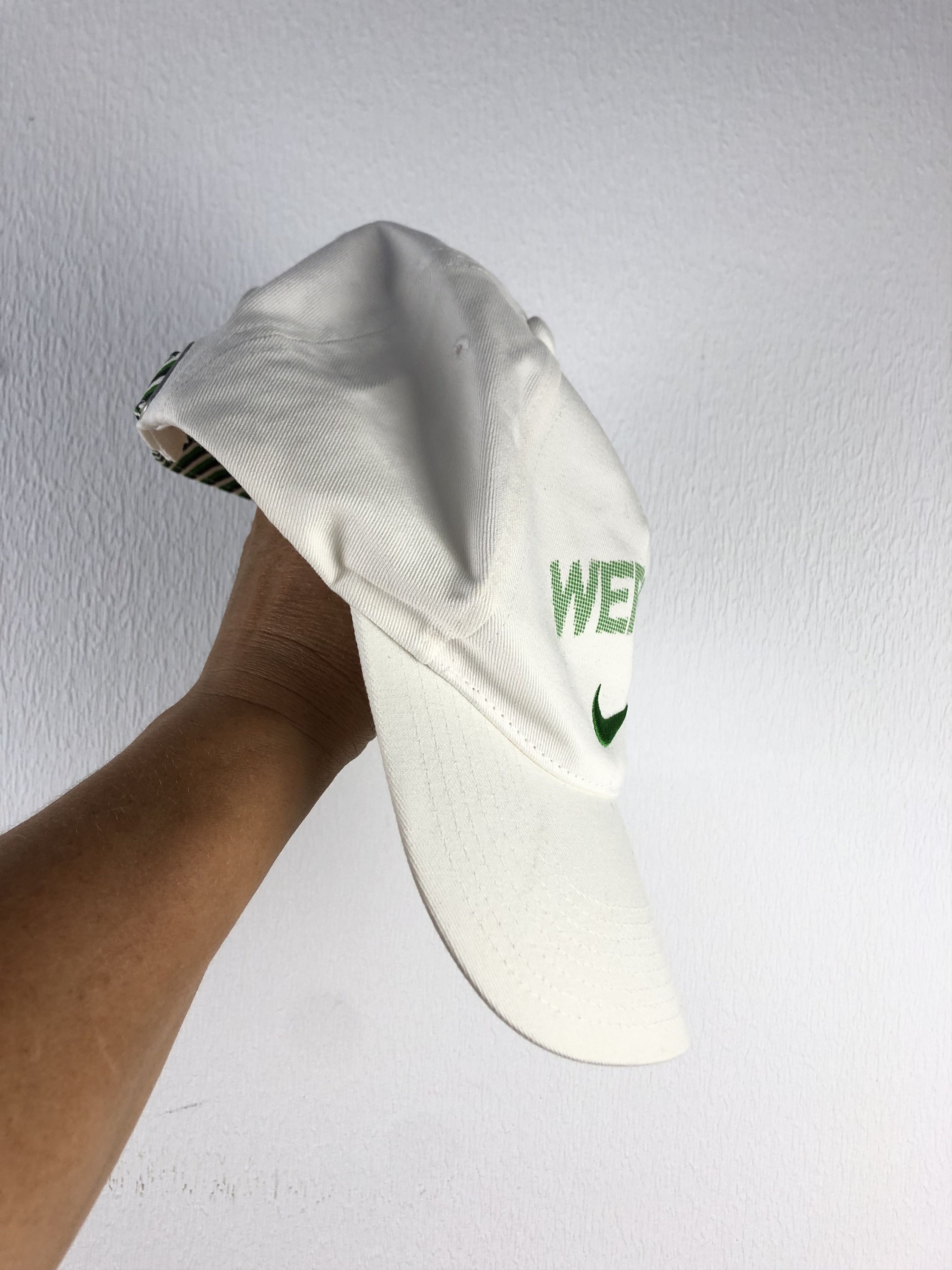 Nike Vintage Nike Werder Bremen Football Cap Hat Soccer White Size ONE SIZE - 3 Thumbnail