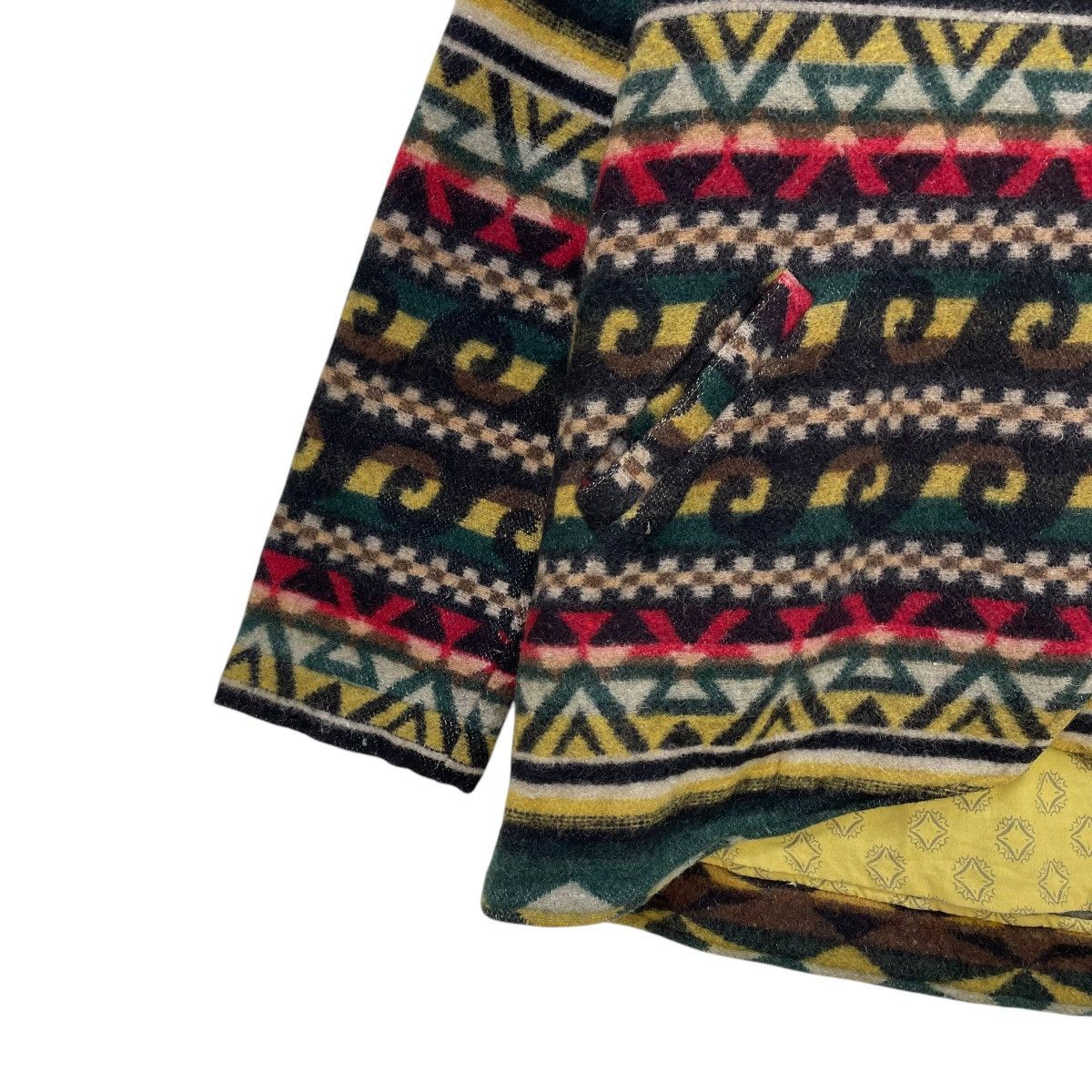 Japanese Brand × Native 💥Vintage 90s Amina Navajo Native Hooded Jacket Size M / US 6-8 / IT 42-44 - 6 Thumbnail