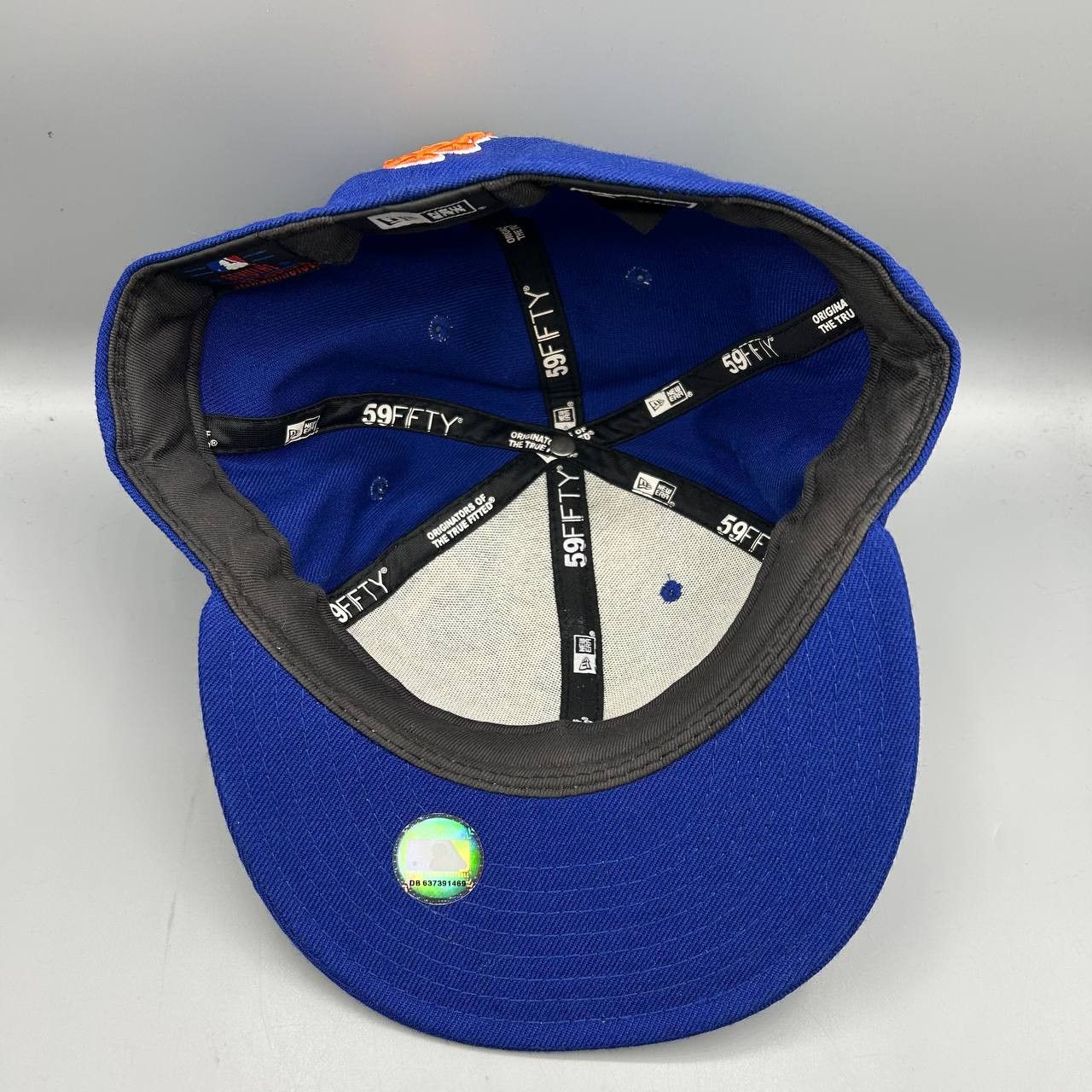 New Era New York Mets Hat Men 8 MLB 59Fifty New Era Fitted Cap Wool Size ONE SIZE - 5 Thumbnail