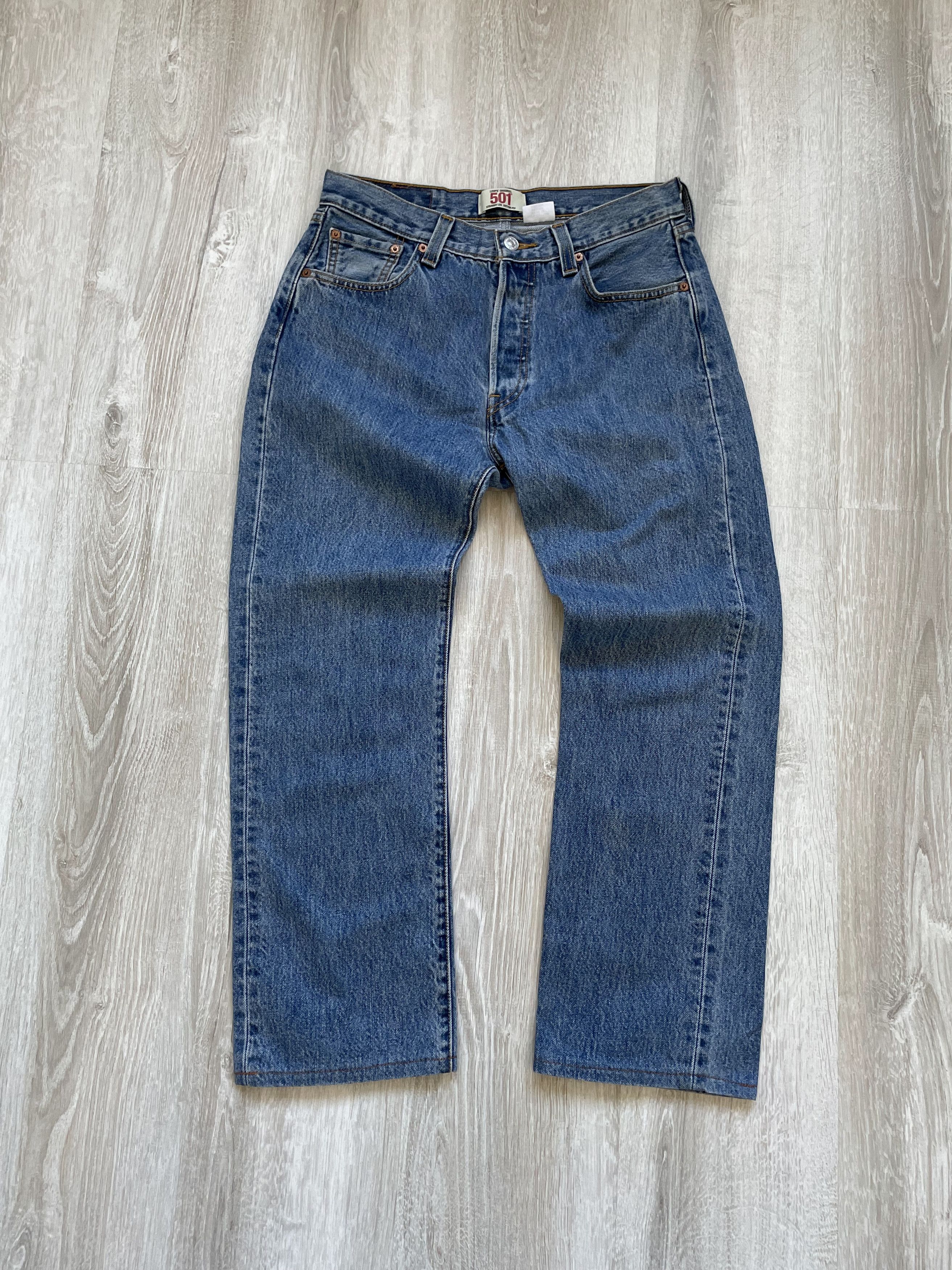 Levi's Vintage Clothing Vintage Y2K Levis 501 Slim Jeans Size US 30 / EU 46 - 4 Thumbnail