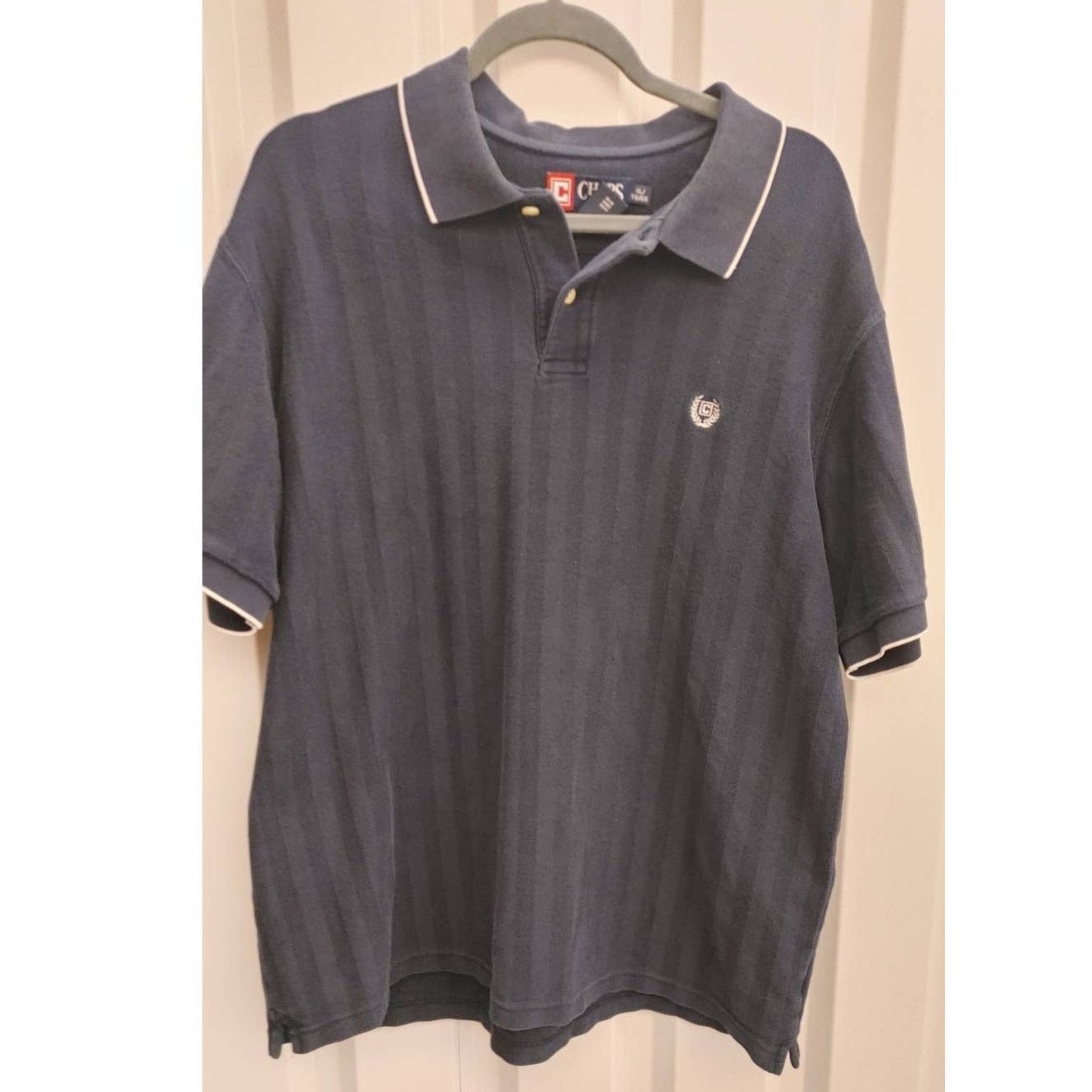Chaps Chaps Polo Shirt Navy Blue/White XL Size US XL / EU 56 / 4 - 1 Thumbnail