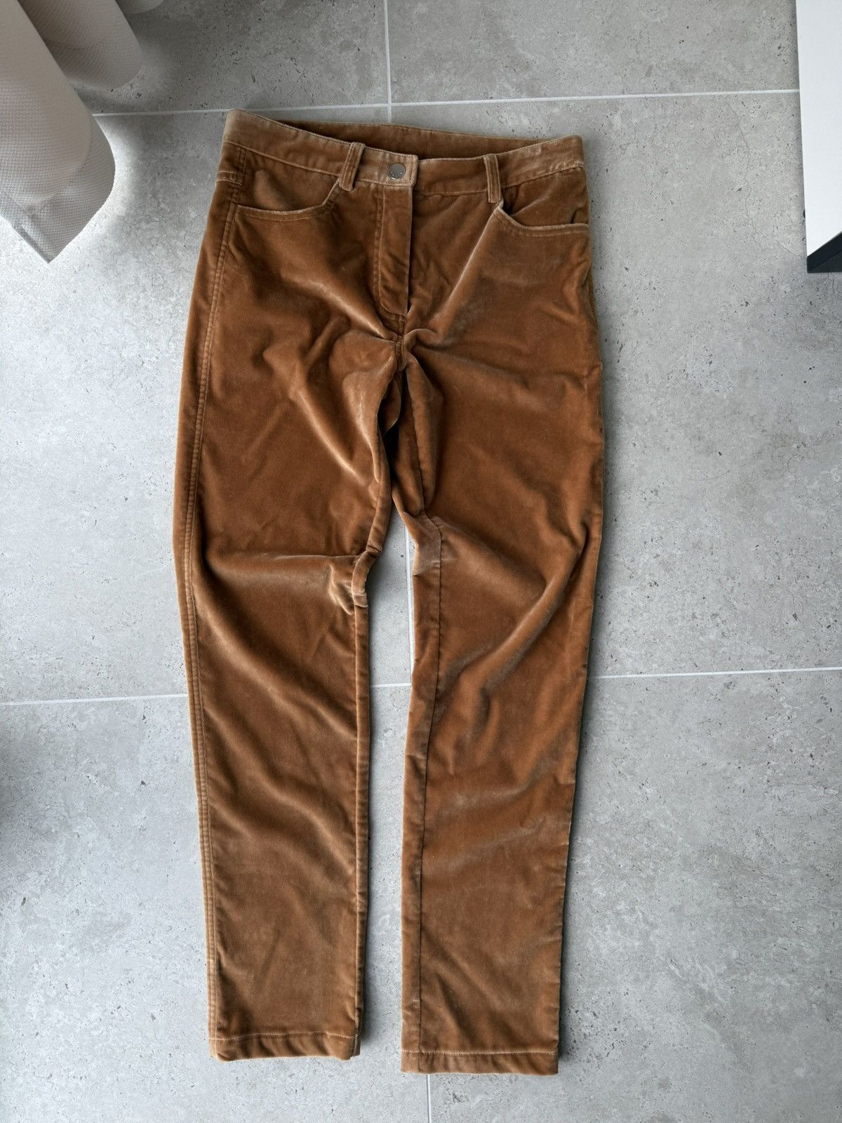 Kiton Vintage Womens Kiton Napoli Velour Pants Size 27" / US 4 / IT 40 - 1 Thumbnail