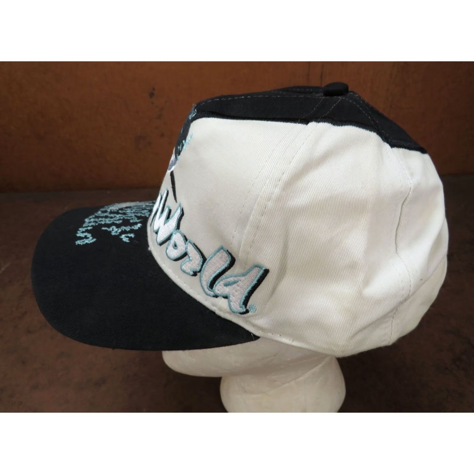Vintage VINTAGE Sea World Shamu Killer Whale Orca Jumping 90s snapback Hat Black Unisex Adults Adjustable Size ONE SIZE - 3 Thumbnail