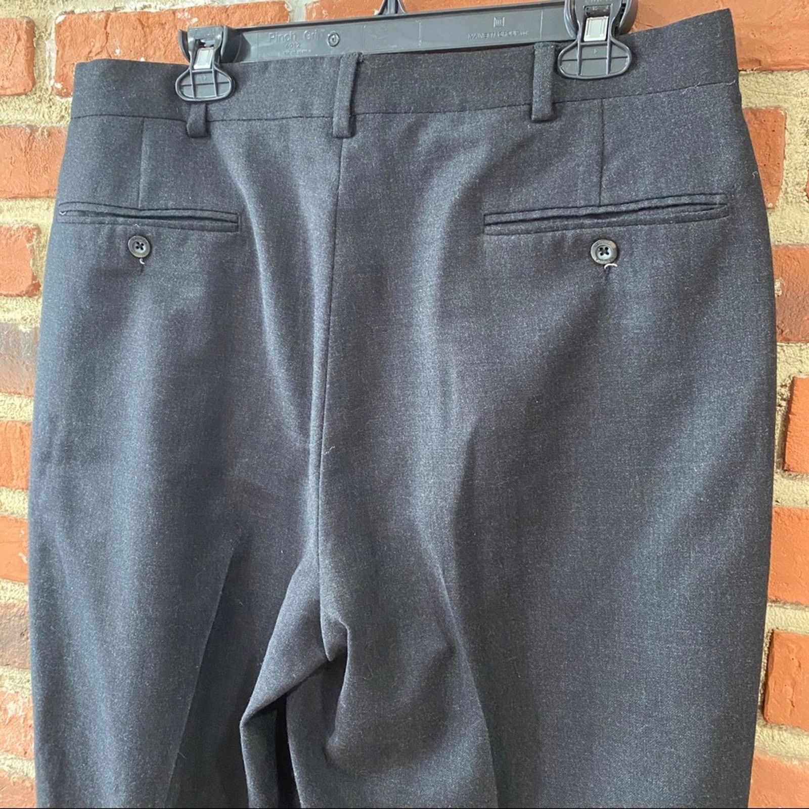 Nautica Men's Nautica Wool and Cashmere Pants sz 35 x 32 Grey Color Size US 35 - 3 Thumbnail