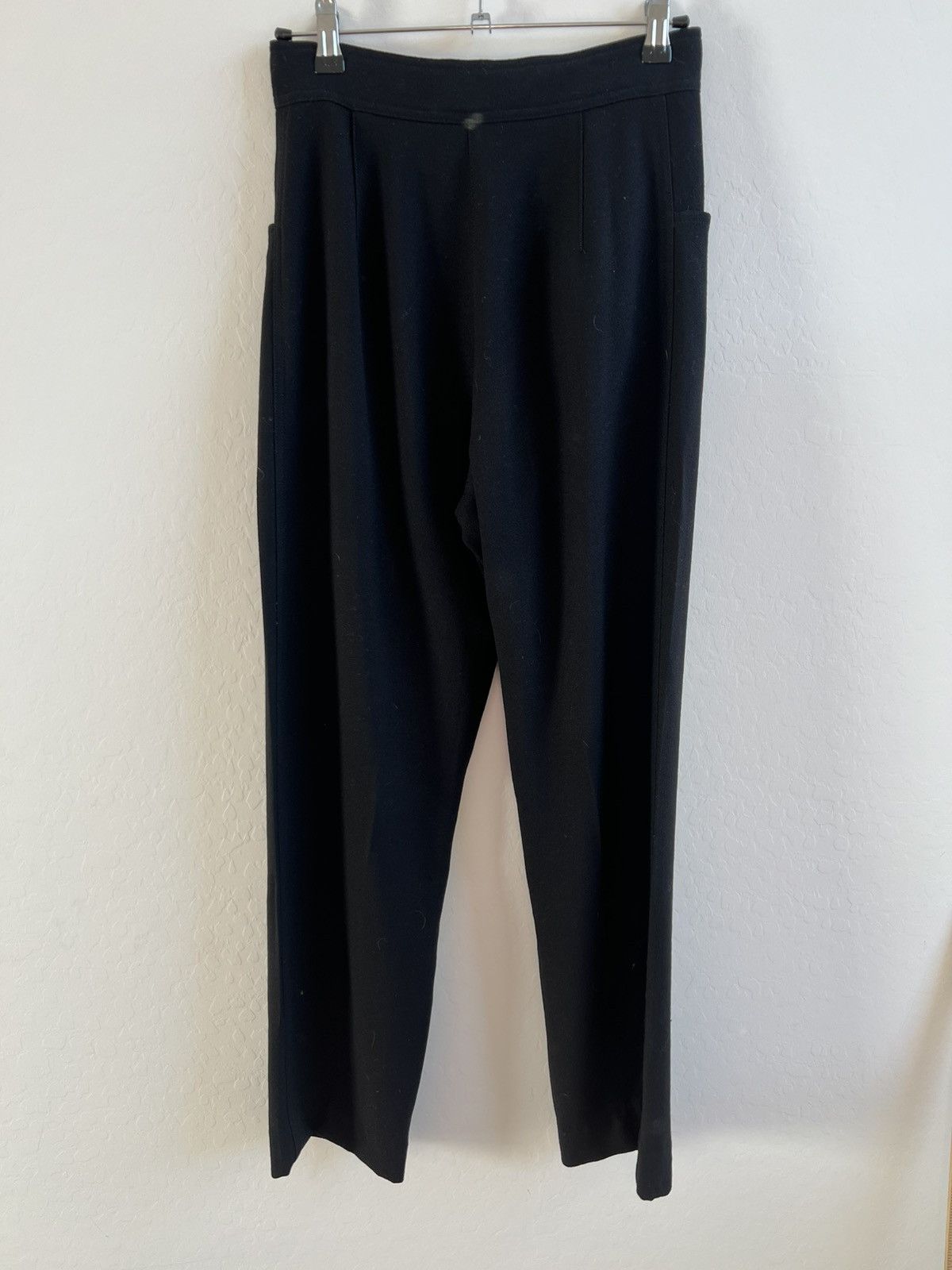 Vintage Gianni Versace Wool Trousers Logo Button Detail