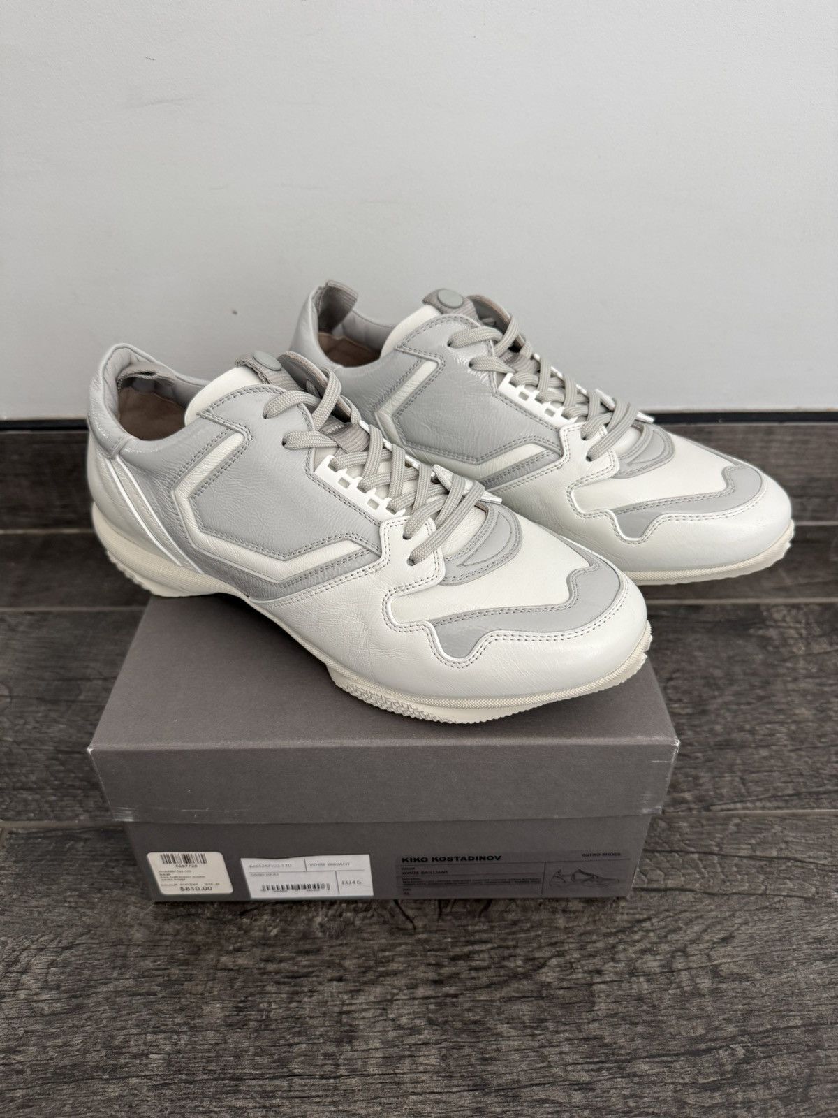 Kiko Kostadinov kiko kostadinov rino wrinkled slip on | Grailed