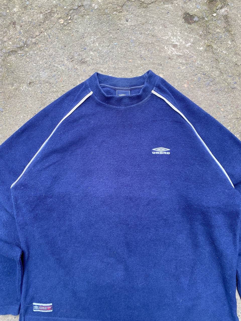 Japanese Brand × Vintage Umbro Fleece Vintage Diesel style distressed sweatshirt Size US XL / EU 56 / 4 - 4 Thumbnail