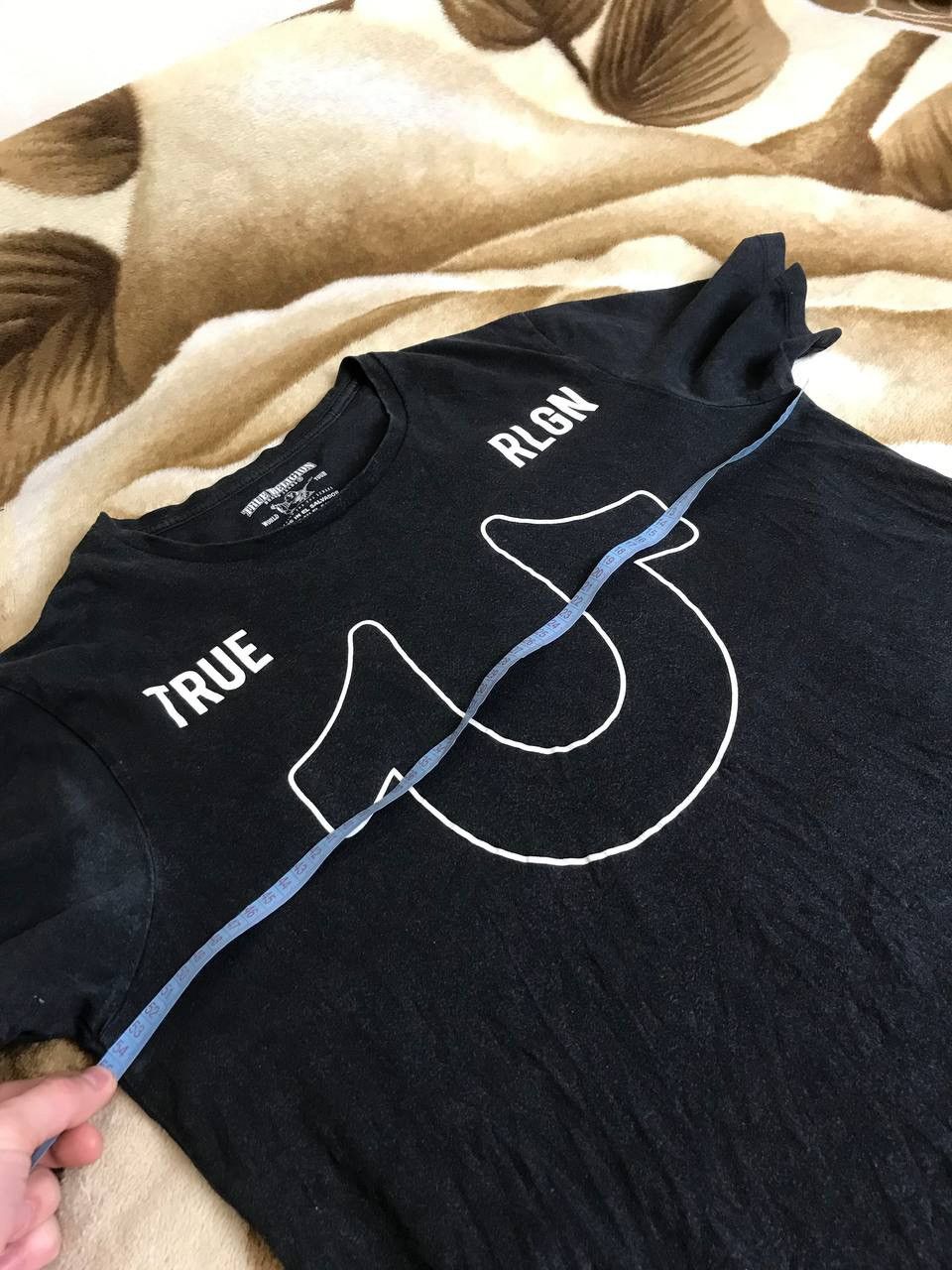 True Religion 🔥 Vintage True Religion Faded Washed T Shirt Logo Y2K Black Size US M / EU 48-50 / 2 - 7 Thumbnail