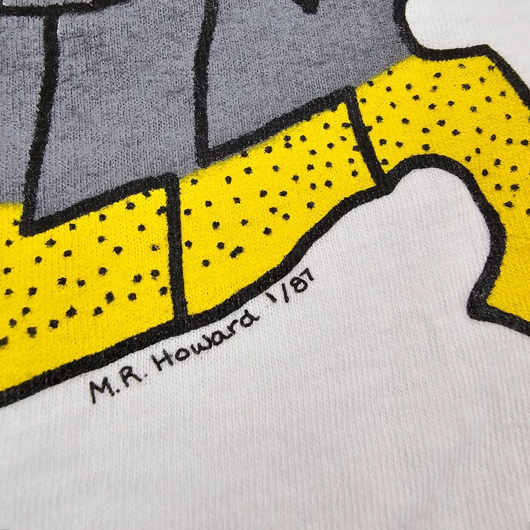 Vintage VINTAGE American Classics Shirt Adult XL White 80s 1987 MR Howard Short Sleeve USA Size US XL / EU 56 / 4 - 7 Thumbnail