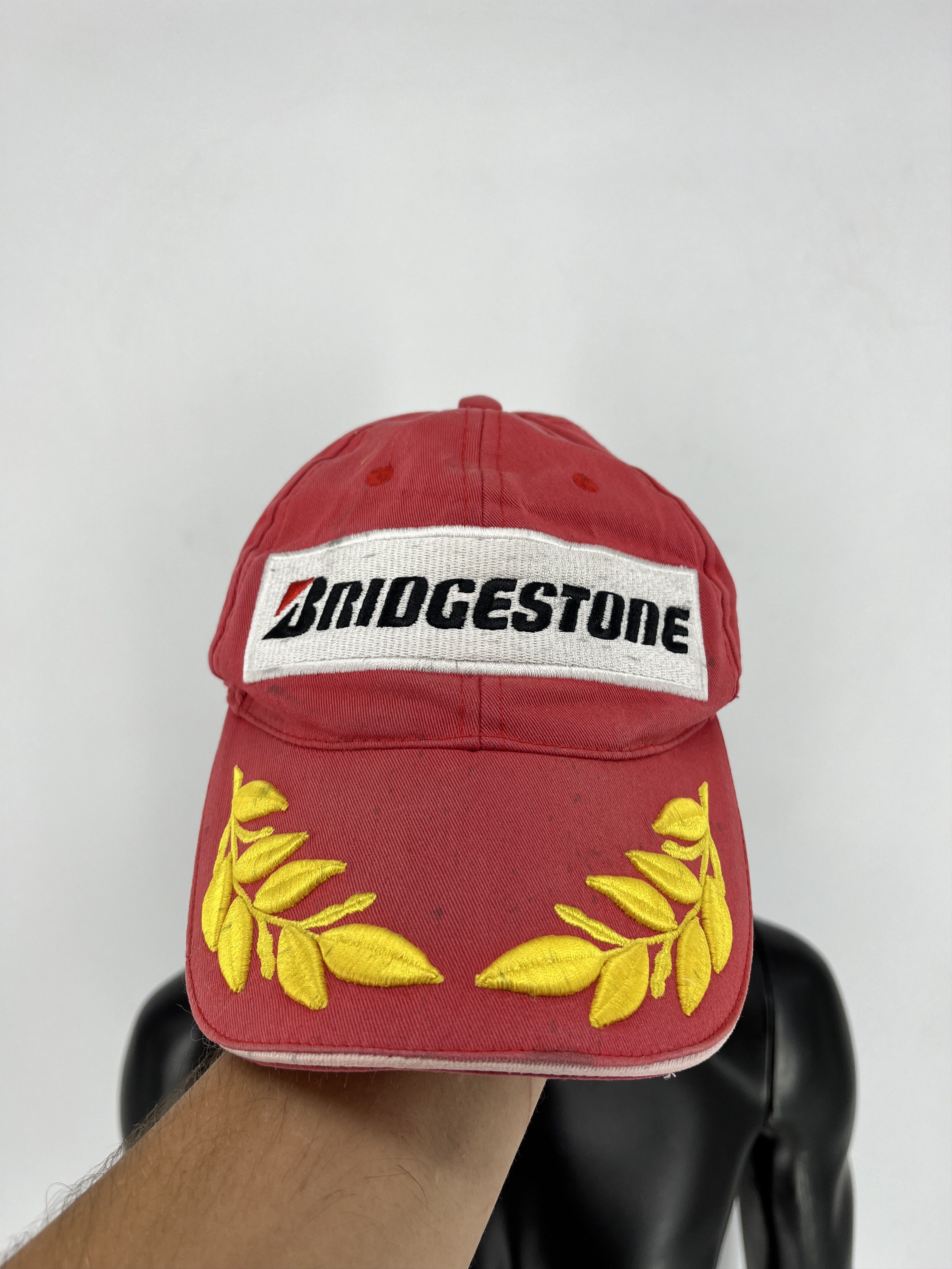 Vintage Vintage y2k Bridgestone Cap Hat Michael Schumacher F1 Size ONE SIZE - 2 Thumbnail