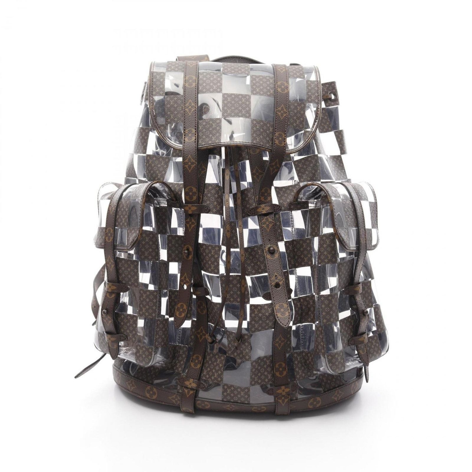 Louis Vuitton Pvc Brown Backpacks