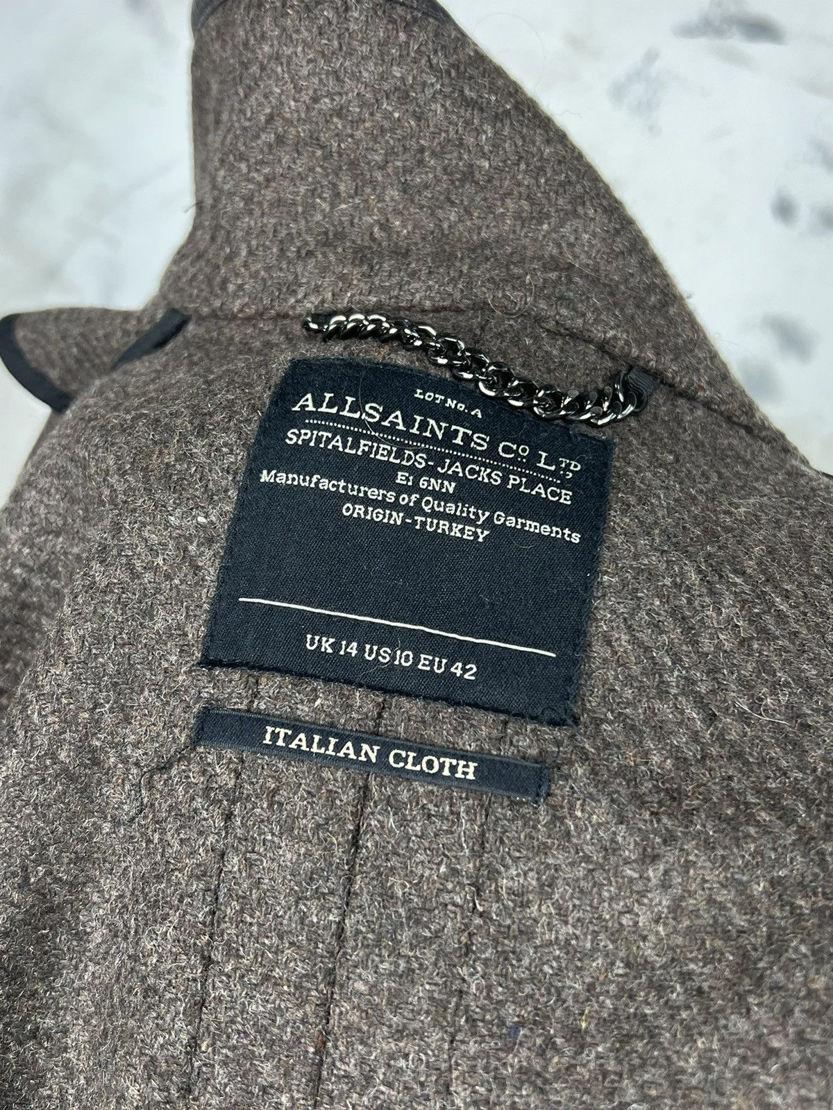 Allsaints Vintage Allsaints Poncho Jacket Size M - L US 10 Size L / US 10 / IT 46 - 8 Thumbnail