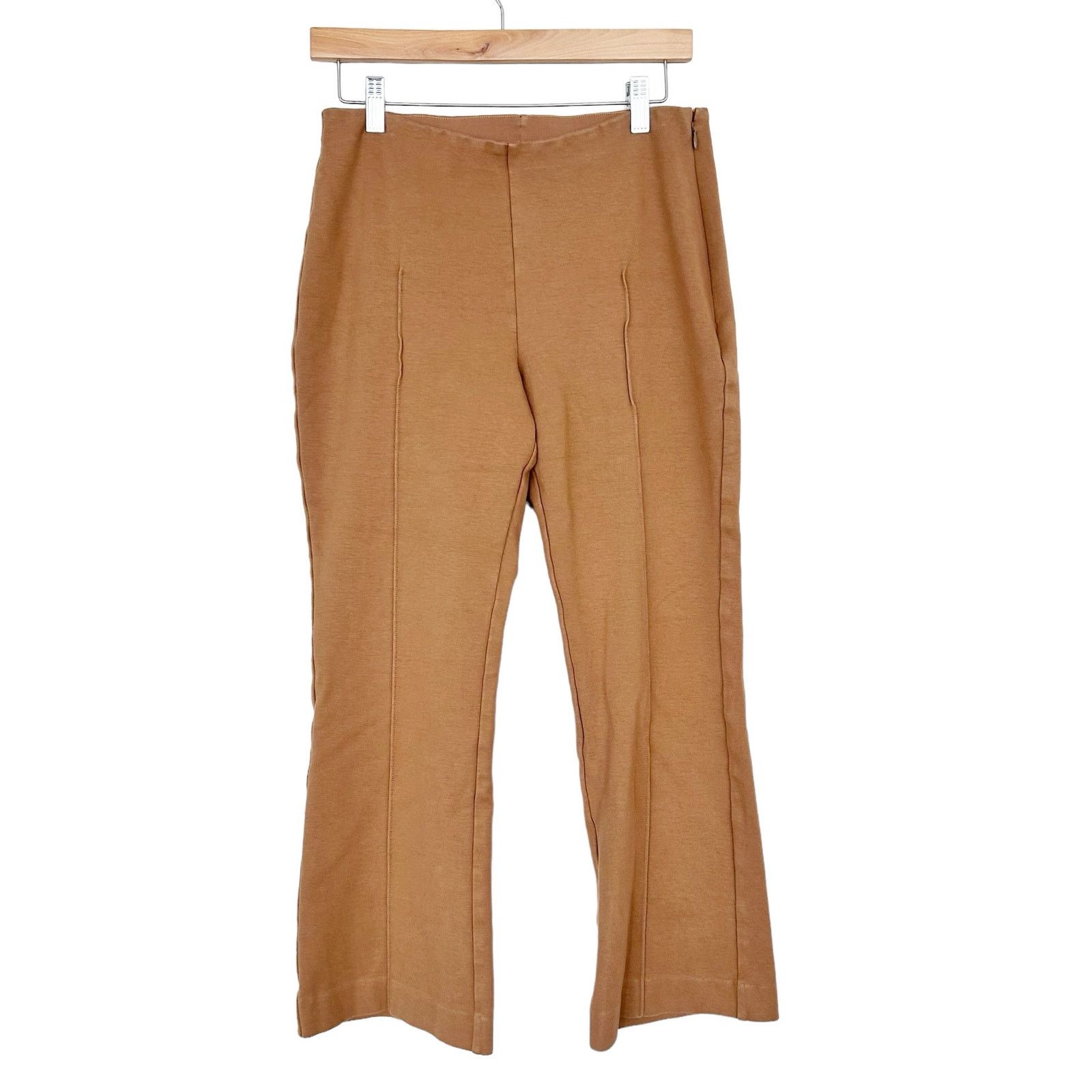 Everlane Everlane Tan The Dream Kick Flare Pull On Pants Sz L Size 34" / US 12 / IT 48 - 6 Thumbnail