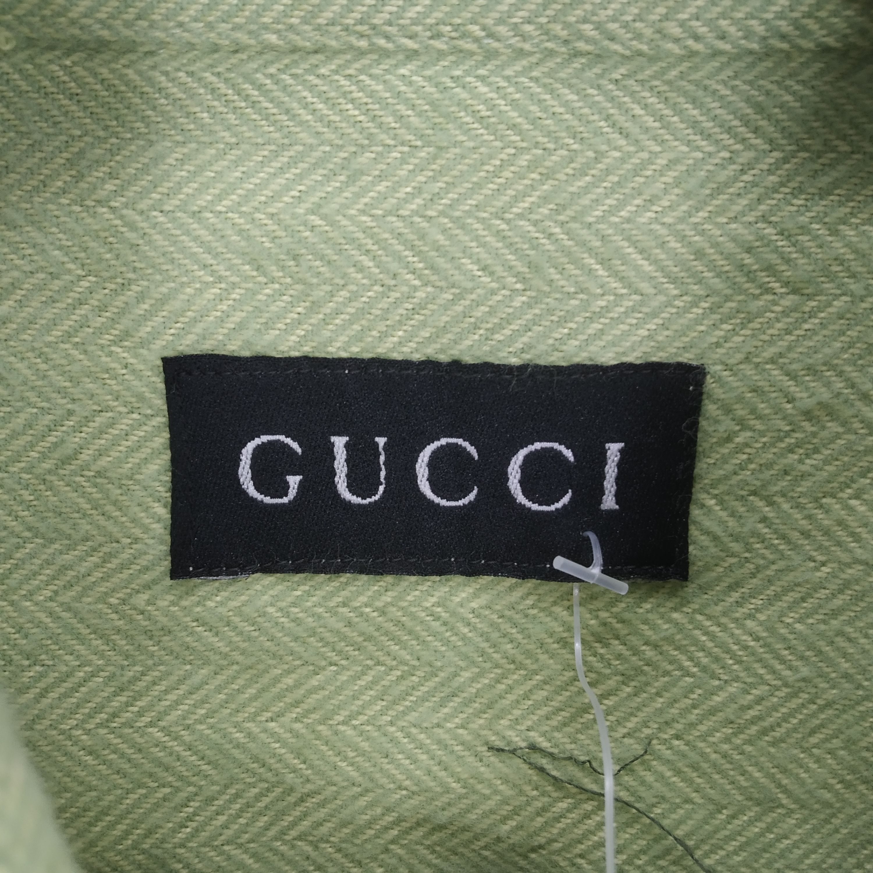 Gucci Vintage Gucci Button Down Casual Oxfords Shirt Size US L / EU 52-54 / 3 - 7 Thumbnail