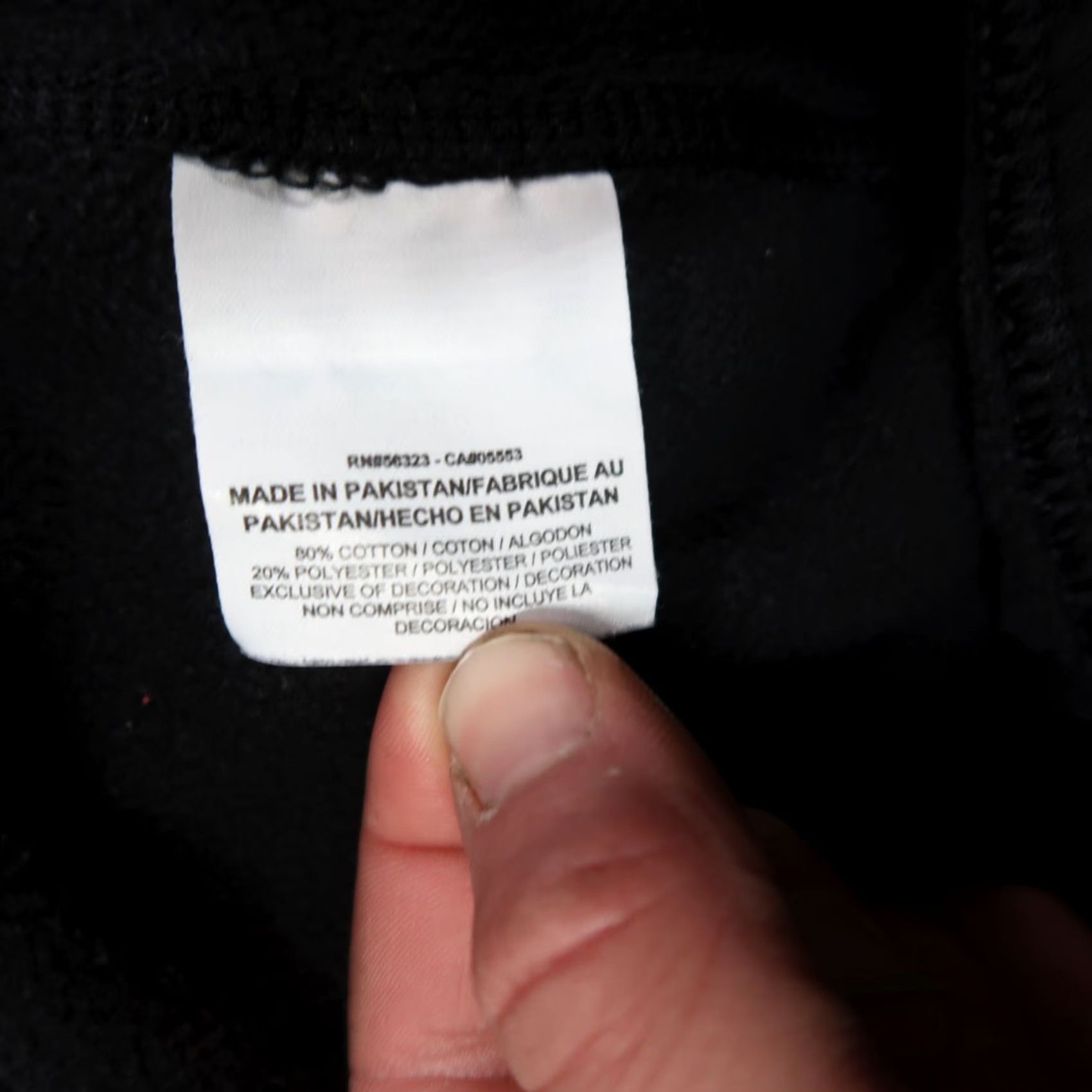 Nike Nike Sweatpants Men Large Black Straight Leg Athletic Fleece Pockets Elastic Waist Size US 33 - 4 Thumbnail
