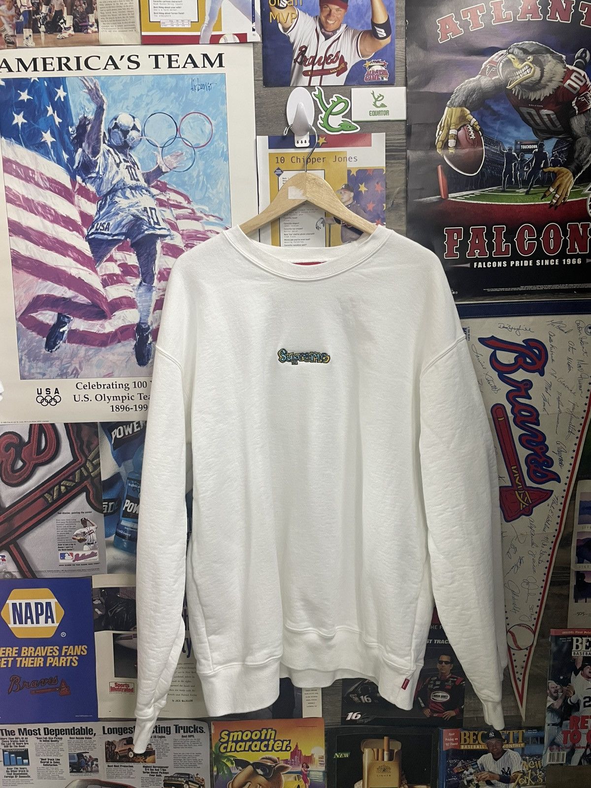Supreme Supreme “prada” logo crewneck | Grailed