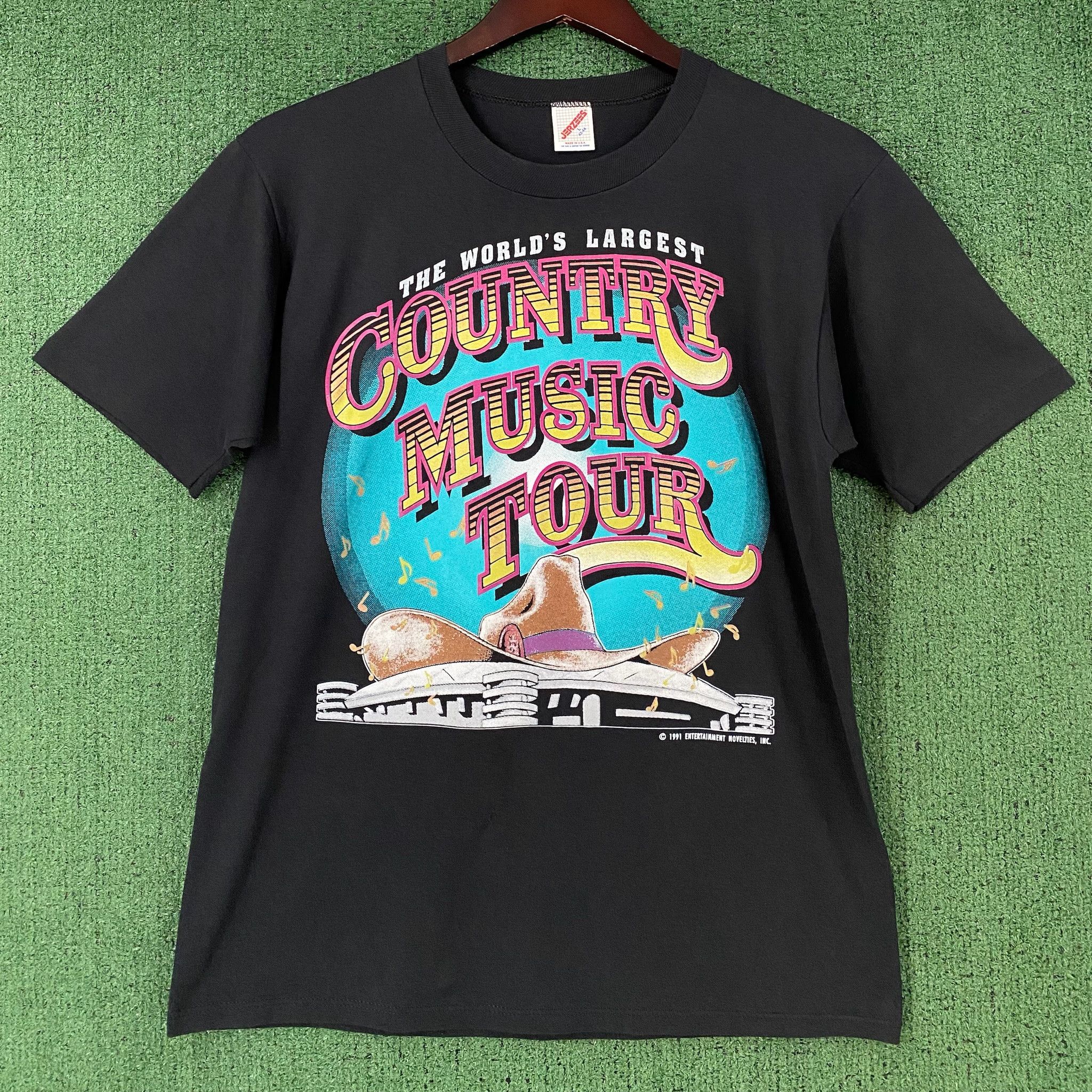 Jerzees 1991 County Music Tour Double Sided T-Shirt Large Size US L / EU 52-54 / 3 - 1 Thumbnail