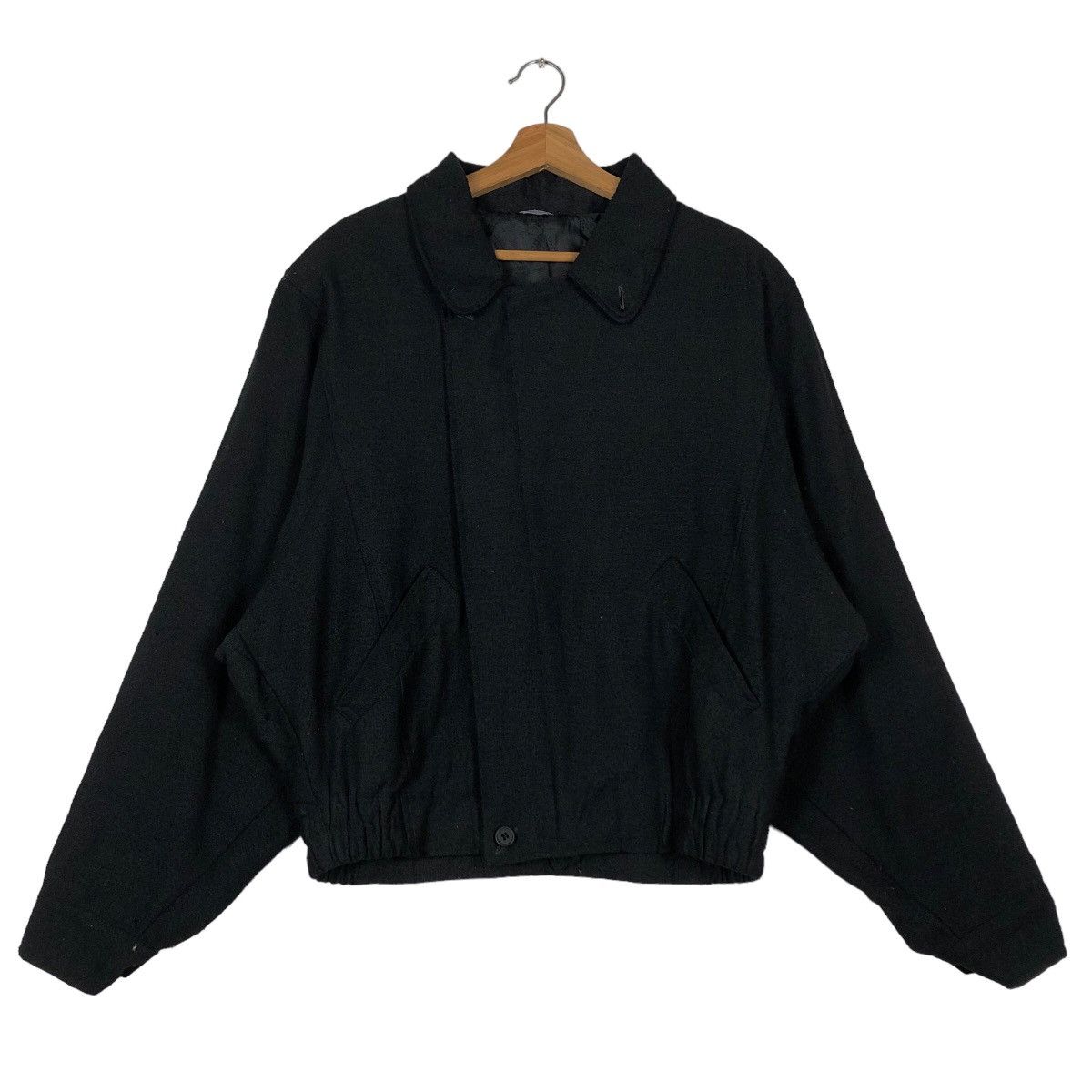 Japanese Brand 🔥90’s Vintage Wool Bomber Jacket Inspire Issey Miyake Size US M / EU 48-50 / 2 - 1 Thumbnail