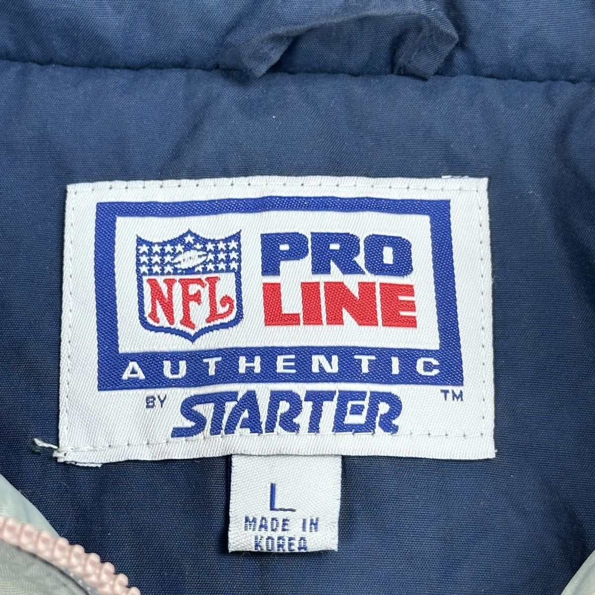 Starter Vintage 90's Dallas Cowboys NFL STARTER 1/2 Zip Jacket sz L Size US L / EU 52-54 / 3 - 4 Thumbnail