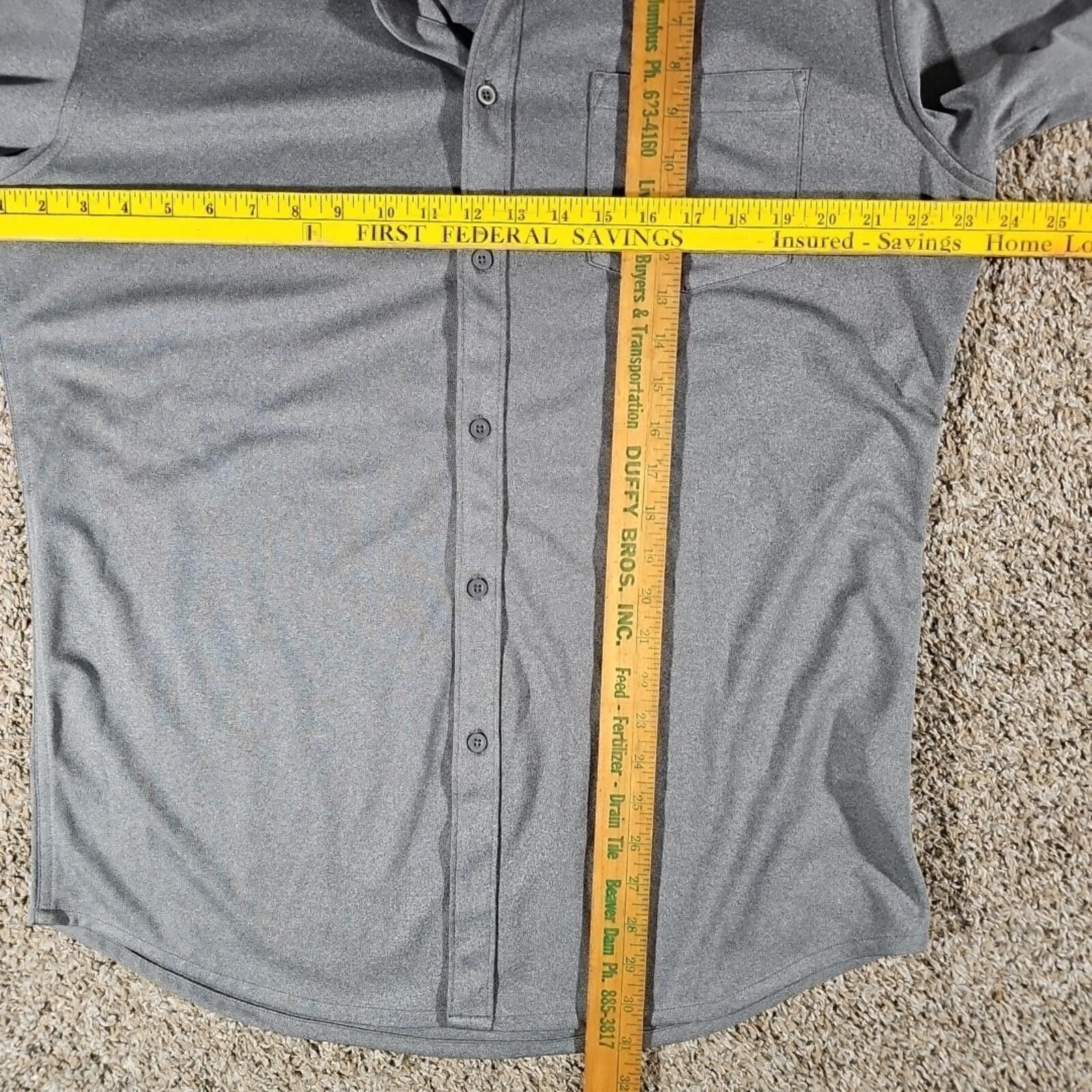 Stormtech StormTech L Gray Button Up Shirt Size US L / EU 52-54 / 3 - 5 Thumbnail