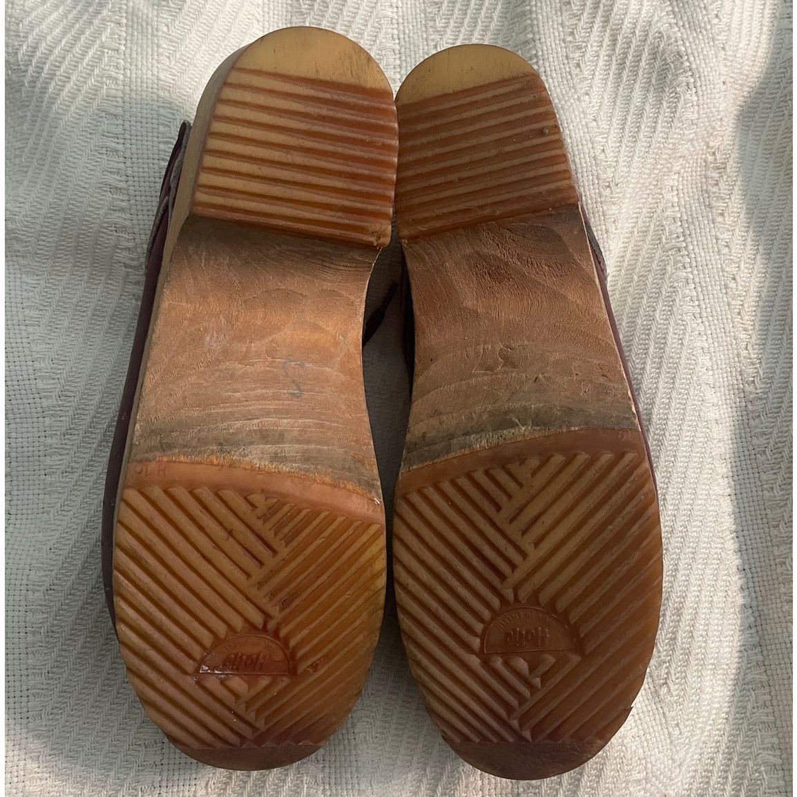 Vintage Rare VTG 70's Olof Daughters Wooden Clogs Made in Sweden Size US 7 / IT 37 - 6 Thumbnail