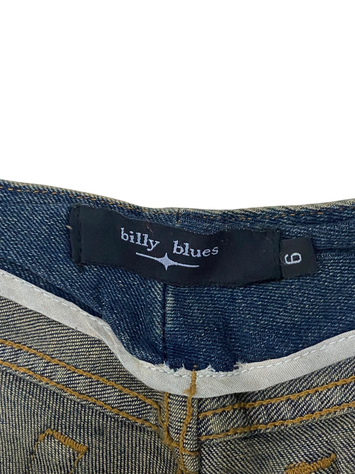 Tornado Mart Vintage Flare Billy Blues Lace Up Denim with Frayed Hem Size US 31 - 9 Thumbnail