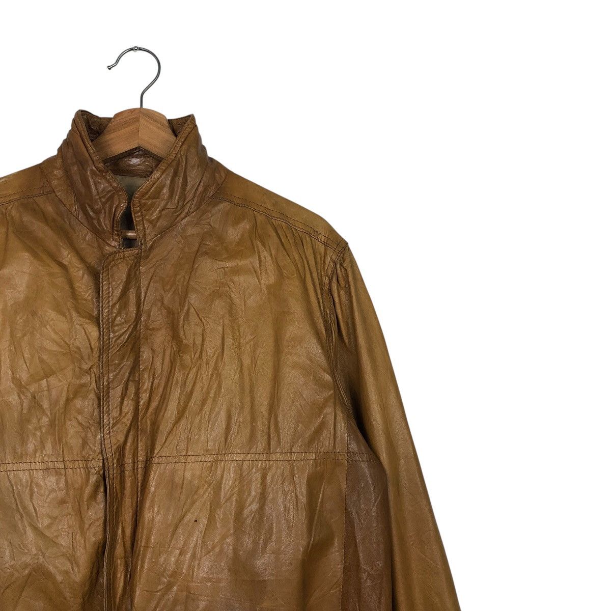 Japanese Brand × Vintage 📌Vintage Biker Leather Jacket Bleriot Size US L / EU 52-54 / 3 - 7 Thumbnail