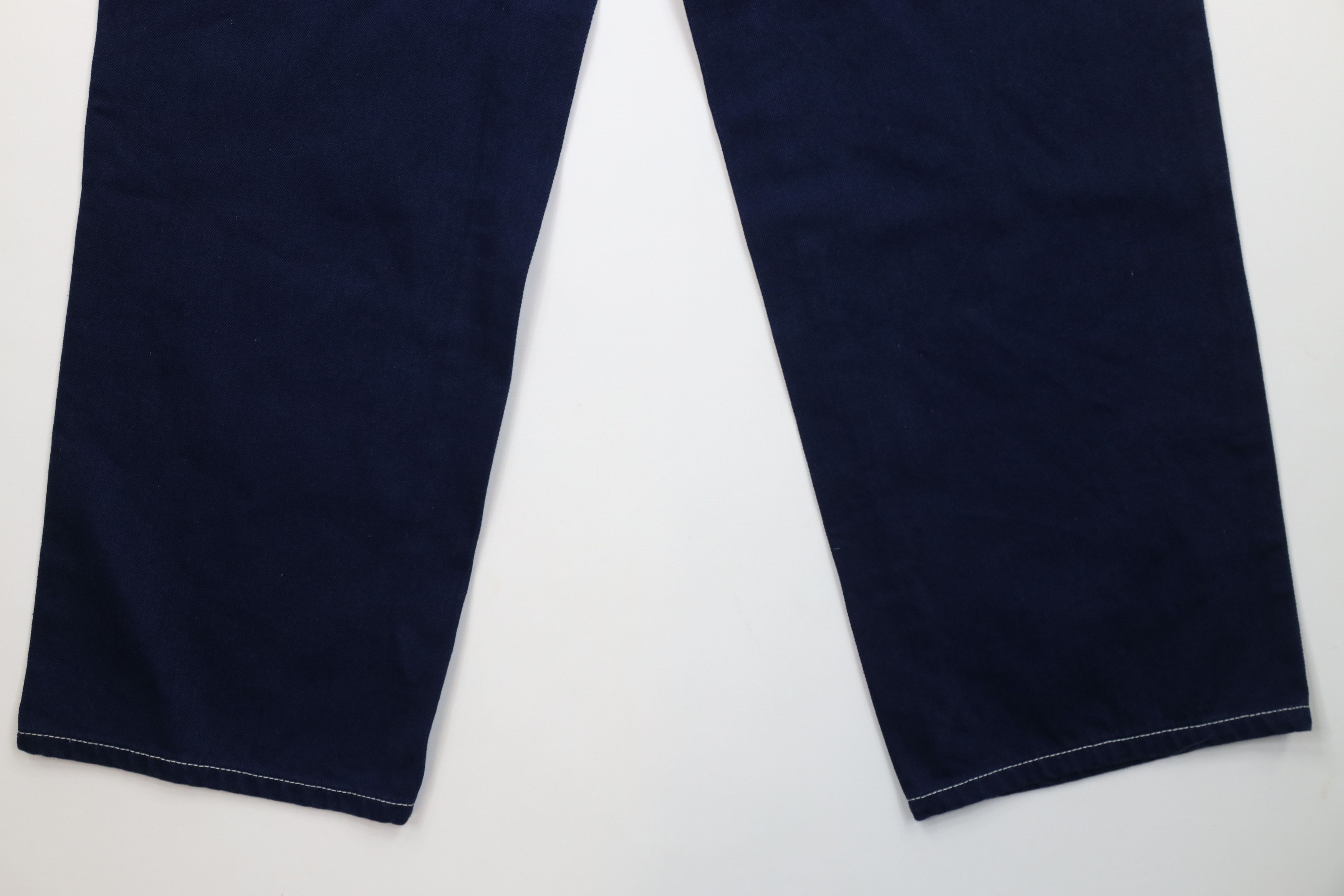 Vintage Deadstock Vintage 90s Streetwear Pocket Wide Leg Jeans Blue Size US 30 / EU 46 - 14 Thumbnail