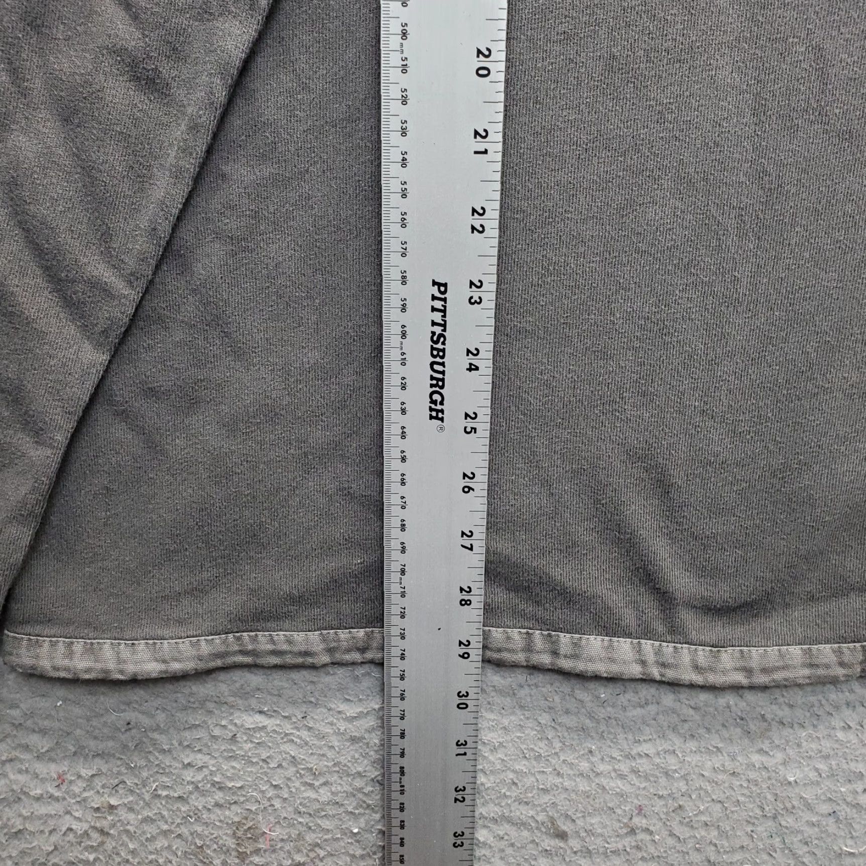 Tommy Hilfiger Tommy Hilfiger Mens XL Gray 1/4 Zip Pullover Shirt Long Sleeve Authentic Fit 100% Cotton Size US XL / EU 56 / 4 - 3 Thumbnail