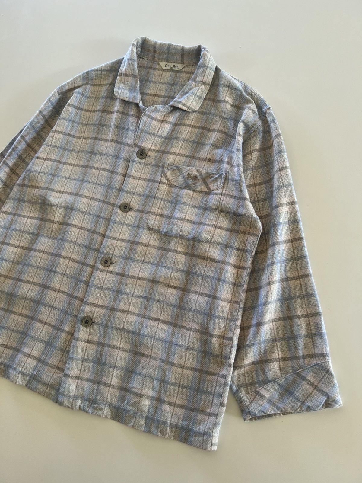 Celine Celine Paris Shirt Button Up Size US M / EU 48-50 / 2 - 3 Thumbnail