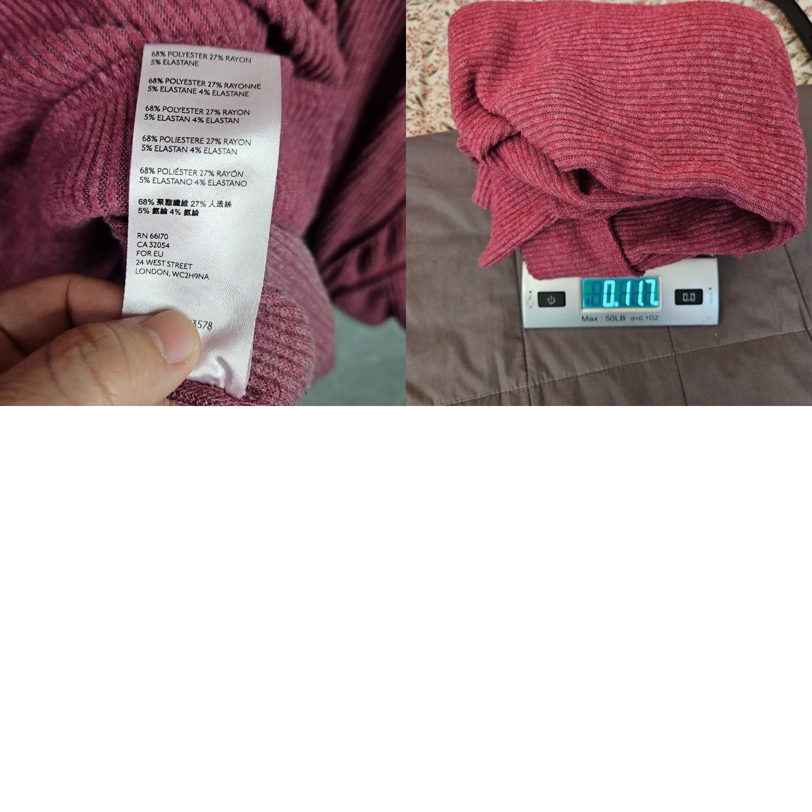Free People Free People We The Free Pink Ribbed Pullover Sweater Knit Cowl Neck Long Sleeve Size M Womens Regular Modern 90s Style Size M / US 6-8 / IT 42-44 - 8 Thumbnail