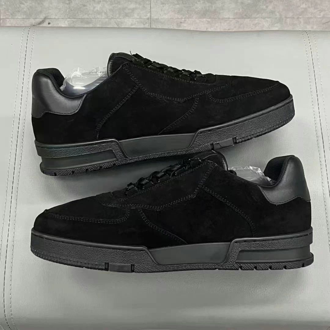 Louis Vuitton LV Trainer, Black, Size 41.5, Original Box Size US 8.5 / EU 41-42 - 5 Thumbnail