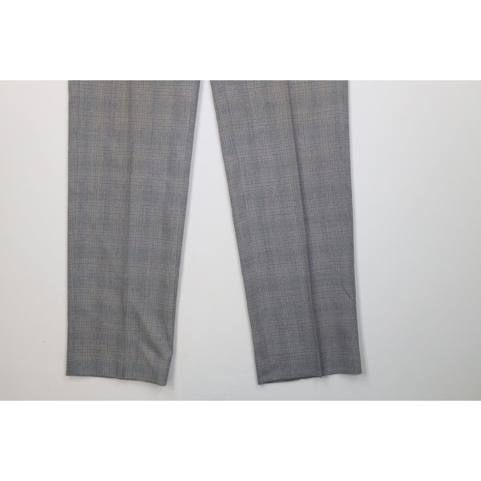 Vintage Vintage 70s Streetwear 2 Piece Wool Suit Plaid Size 42L - 17 Thumbnail