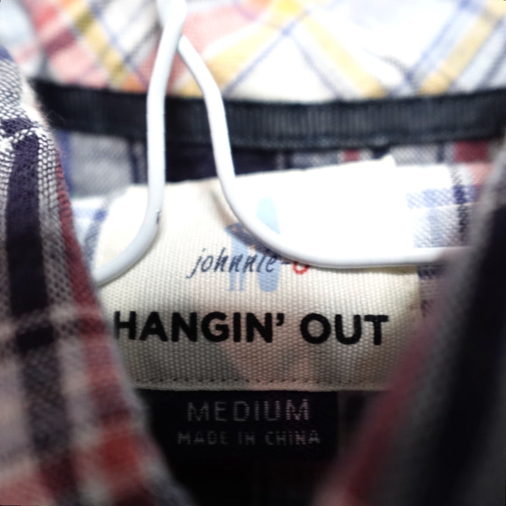 johnnie-O johnnie-O Shirt Medium Blue Windowpane Plaid Button-Down Oxford 100% Cotton Size US M / EU 48-50 / 2 - 3 Thumbnail