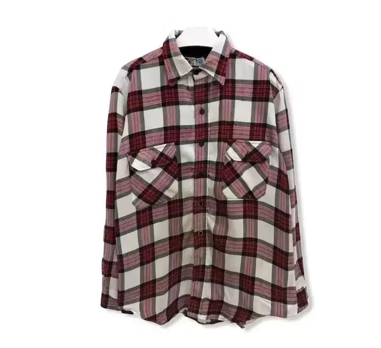 Flannel × Vintage Vintage Sport Afield Plaid Tartan Flannel Shirt 👕 Size US M / EU 48-50 / 2 - 1 Thumbnail