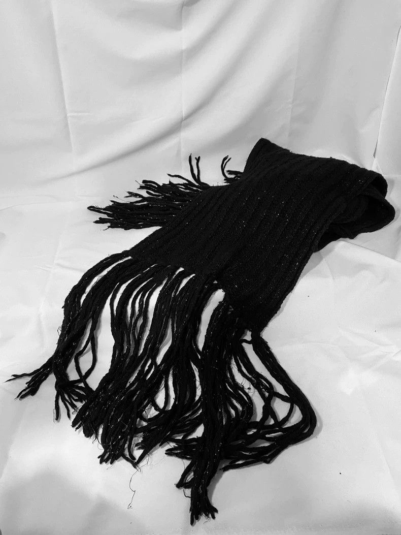 Ann Demeulemeester Ann Demeulemeester Fringed Scarf with Glitter- DMC Size ONE SIZE - 1 Thumbnail