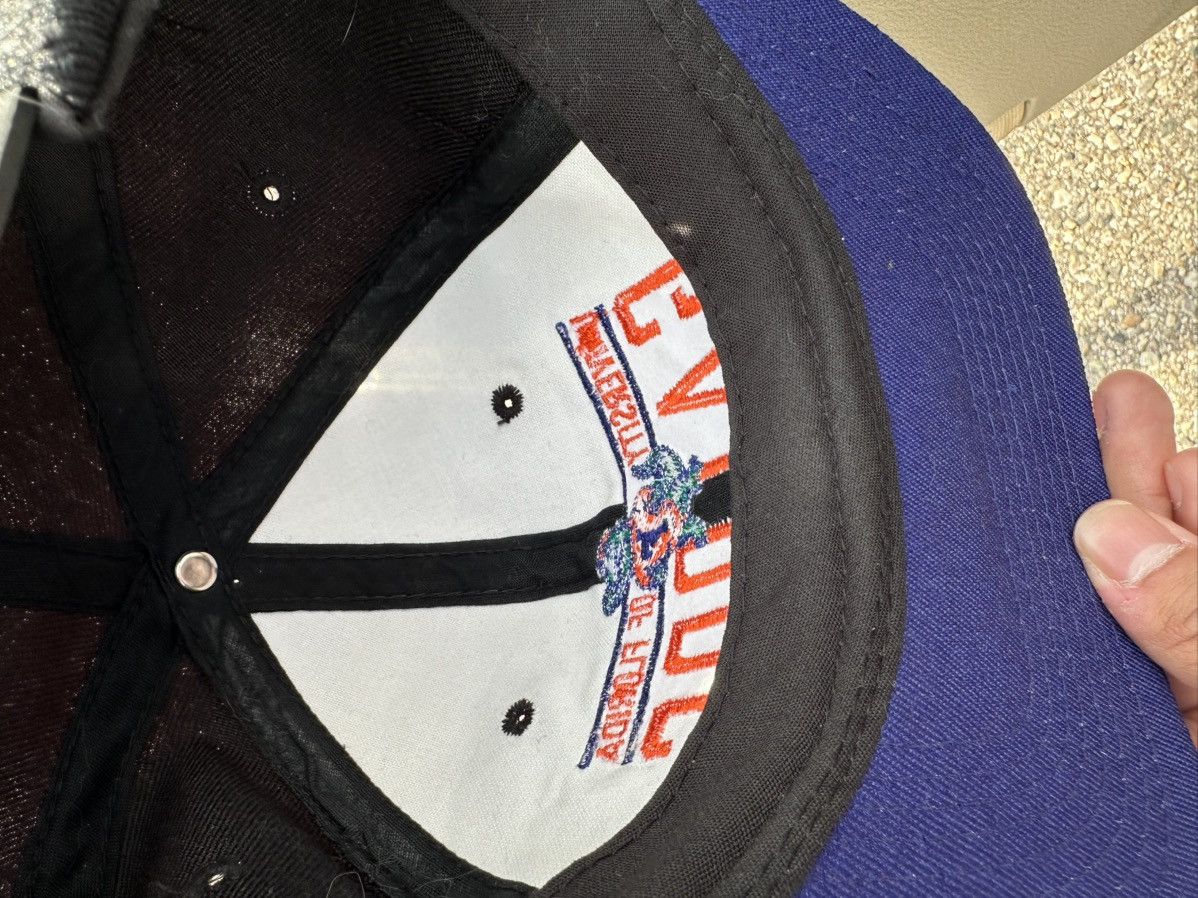 NCAA Vintage Florida Gators Hat TWO TONE RARE Black NAVY NCAA Size ONE SIZE - 7 Thumbnail