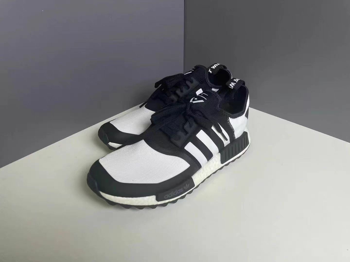 Adidas Adidas NMD R1 x White Mountaineering Black White K15 Size US 13 / EU 46 - 1 Thumbnail